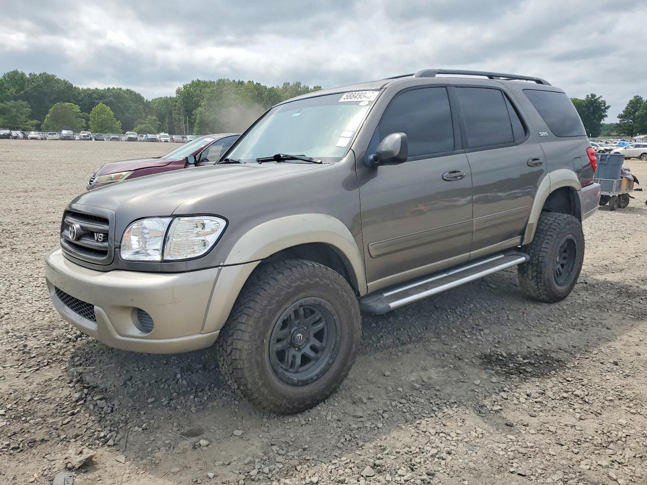 2003 Toyota Sequoia Sr5 Silver vin: 5TDBT44A73S187961