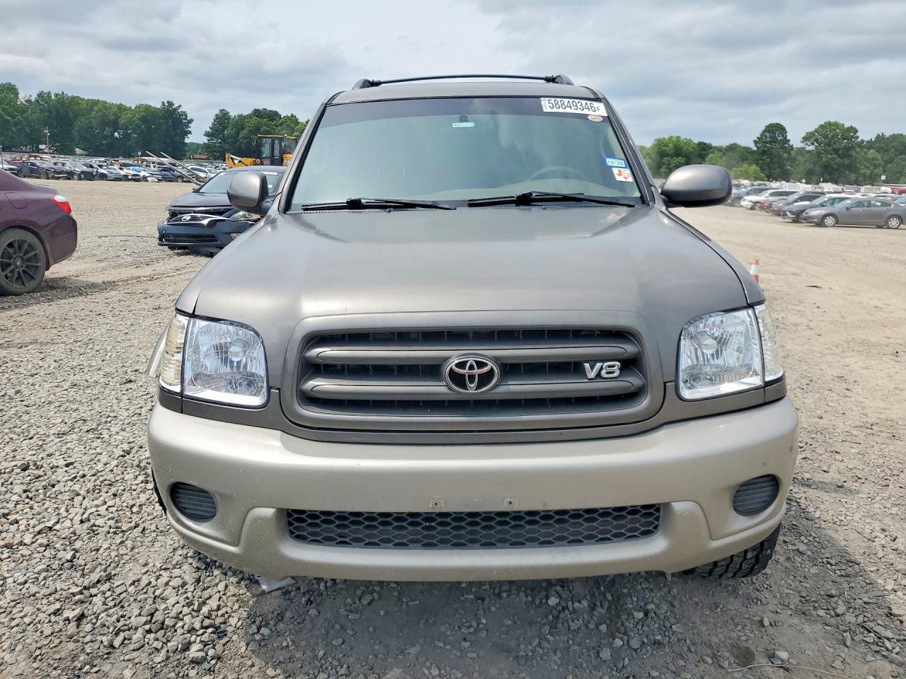 2003 Toyota Sequoia Sr5 Silver vin: 5TDBT44A73S187961