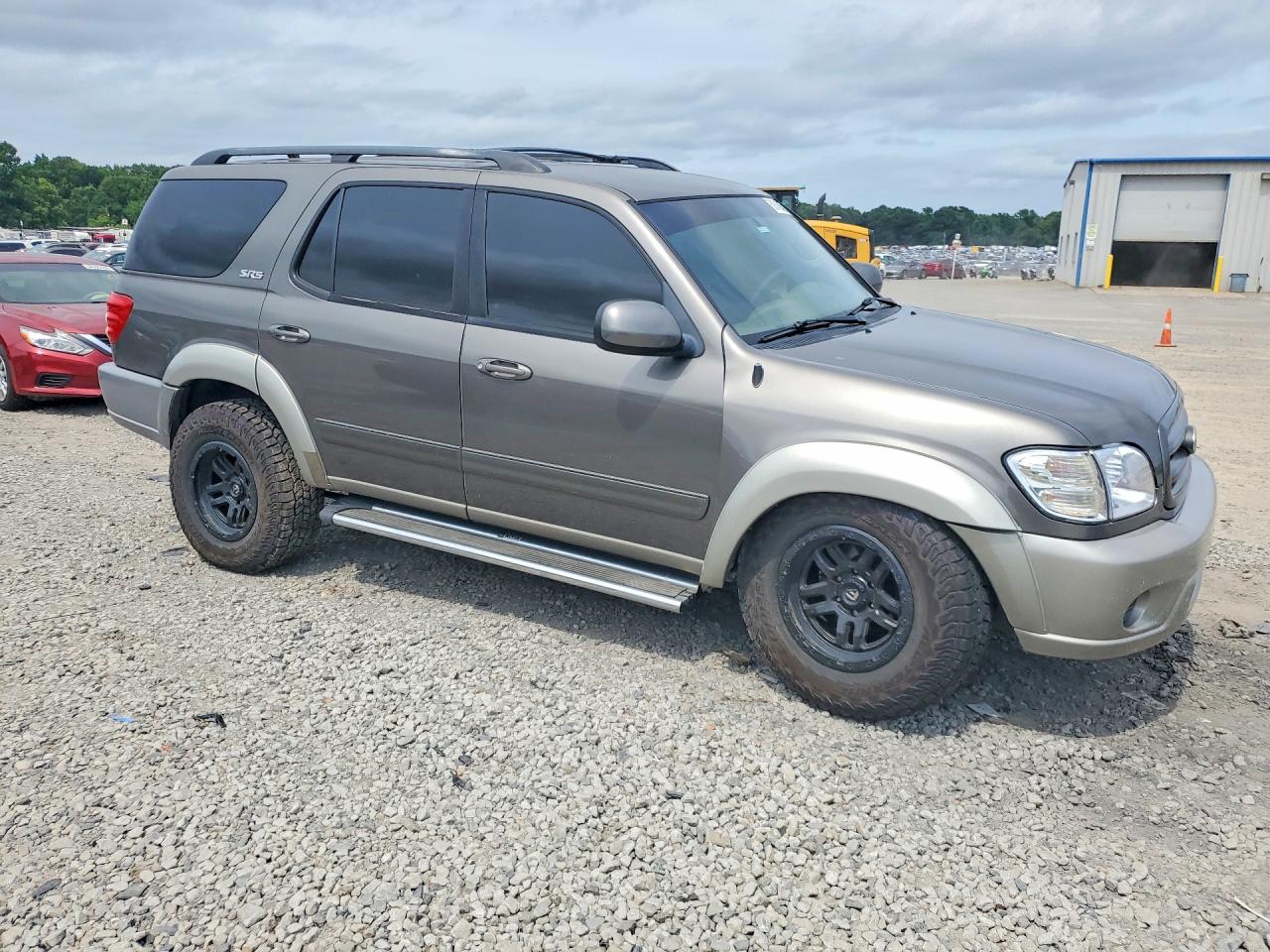 2003 Toyota Sequoia Sr5 Silver vin: 5TDBT44A73S187961