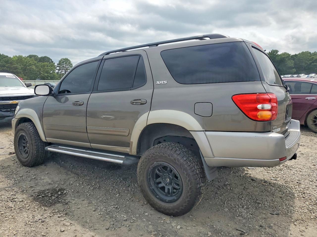 2003 Toyota Sequoia Sr5 Silver vin: 5TDBT44A73S187961