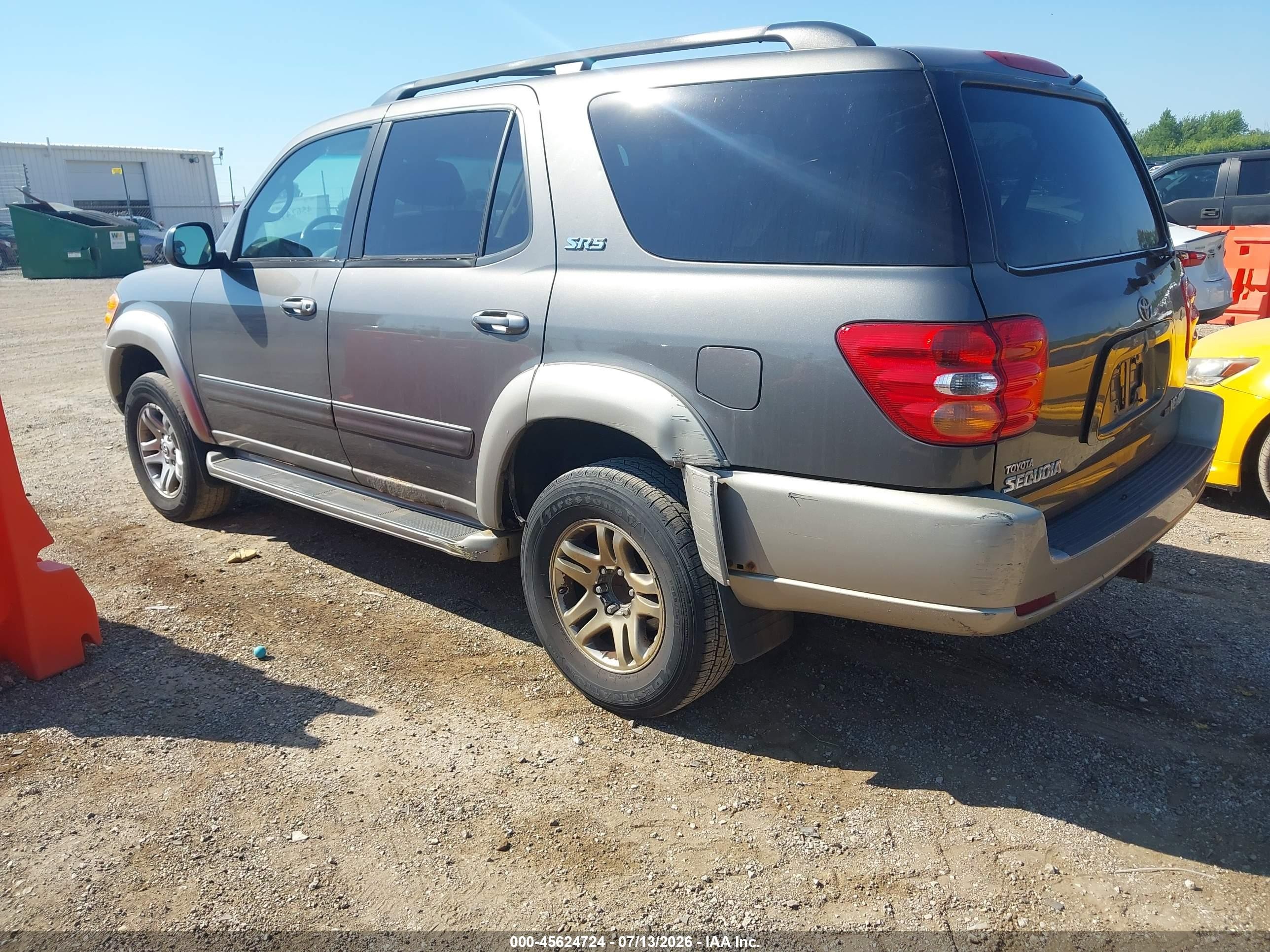 2004 Toyota Sequoia Sr5 V8 Pewter vin: 5TDBT44A74S231510