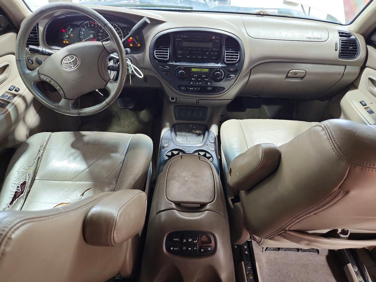 2005 Toyota Sequoia Sr5 White vin: 5TDBT44A75S238023