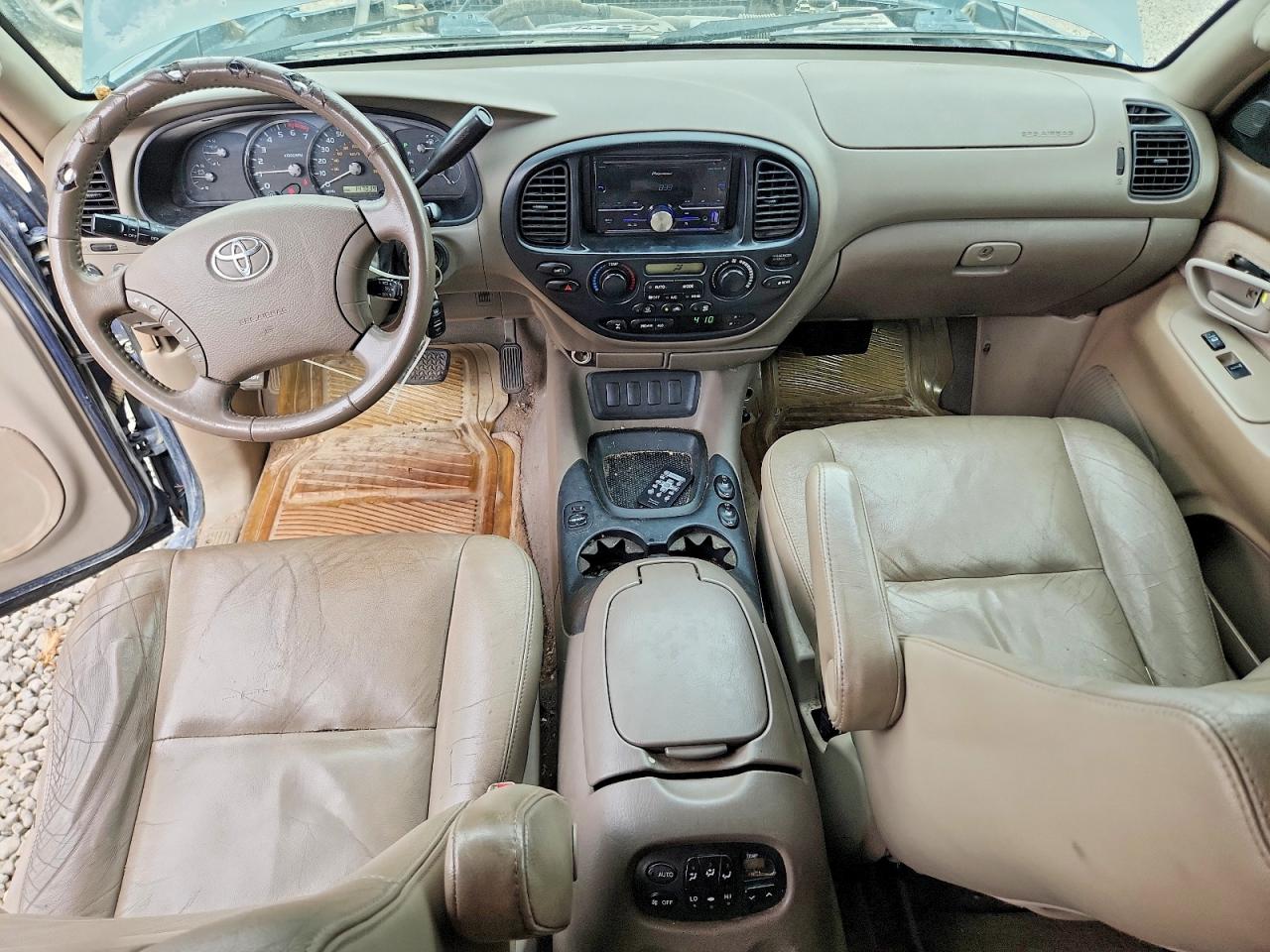 2005 Toyota Sequoia Sr5 Blue vin: 5TDBT44A75S244484