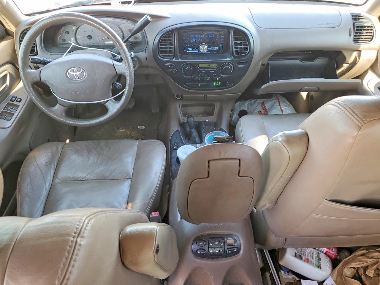 2004 Toyota Sequoia Sr5 Gray vin: 5TDBT44A84S206339