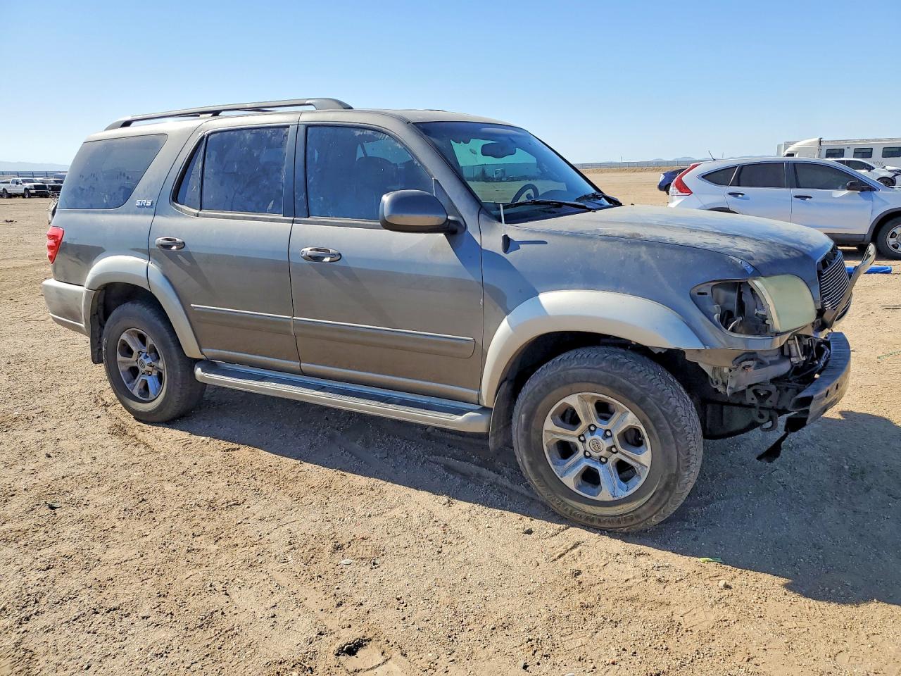 2004 Toyota Sequoia Sr5 Gray vin: 5TDBT44A84S206339