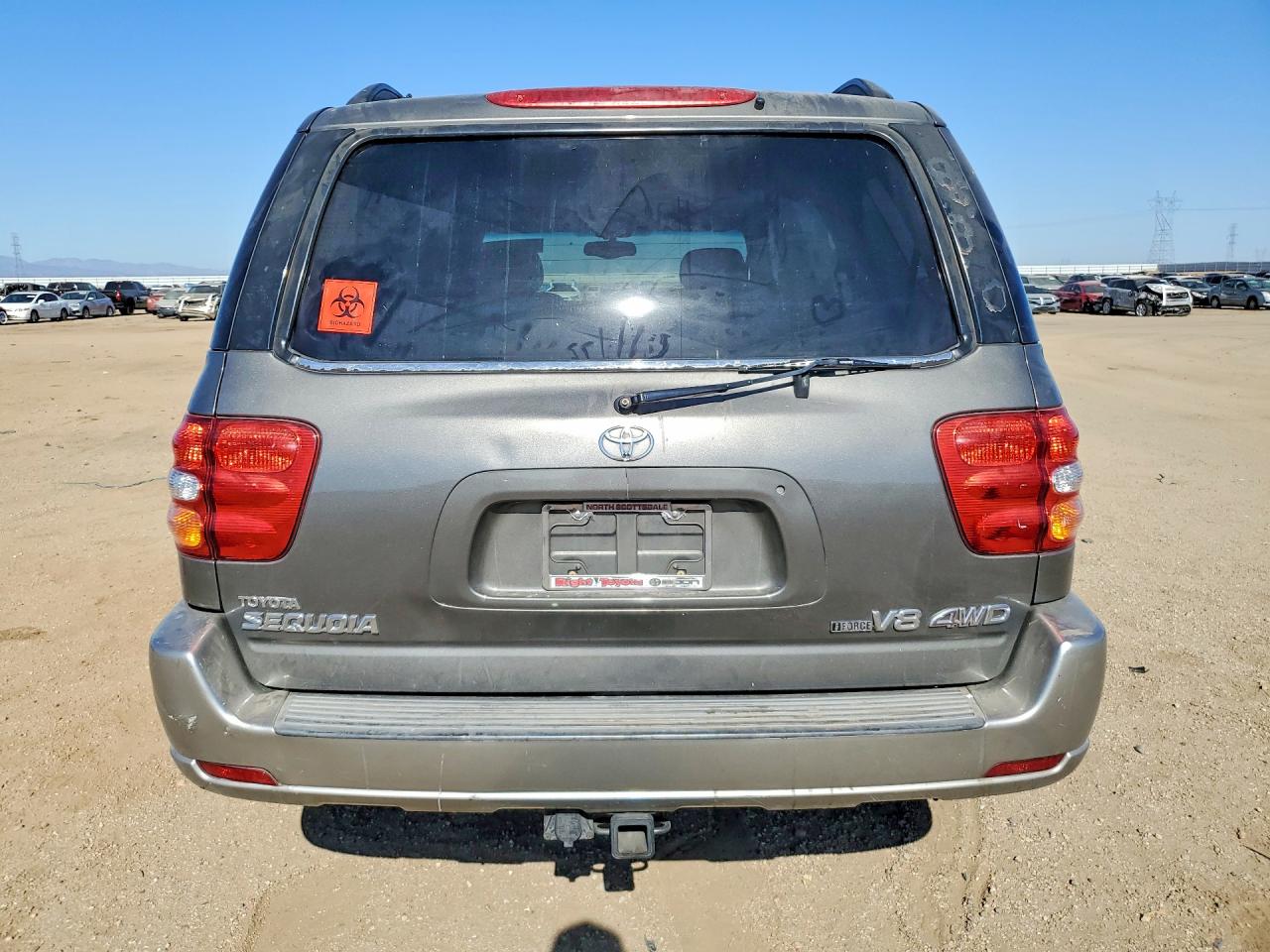 2004 Toyota Sequoia Sr5 Gray vin: 5TDBT44A84S206339