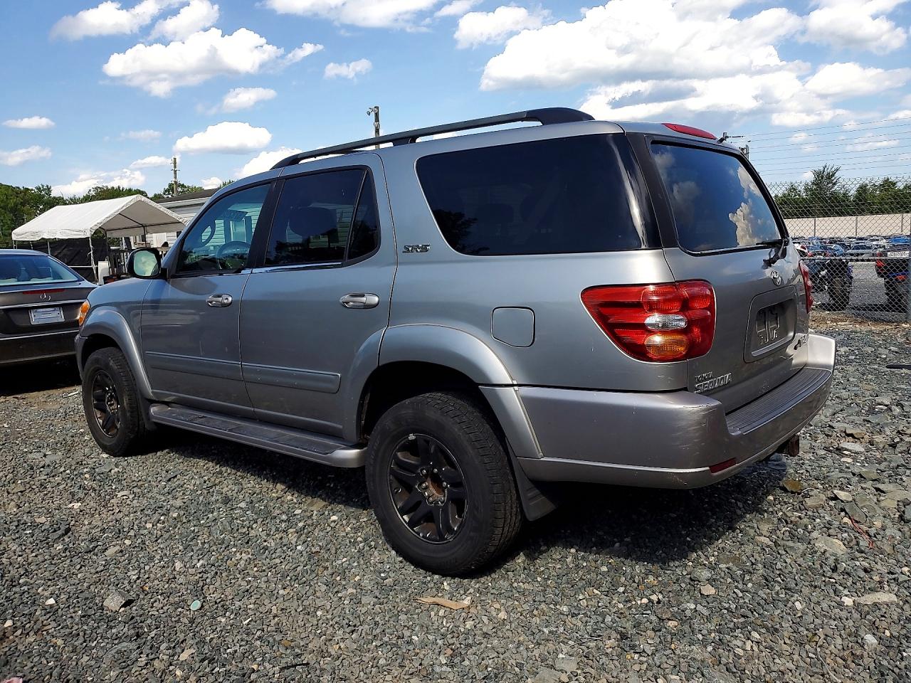 2004 Toyota Sequoia Sr5 Gray vin: 5TDBT44A84S206888