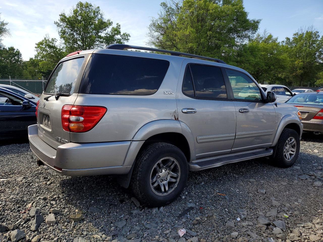 2004 Toyota Sequoia Sr5 Gray vin: 5TDBT44A84S206888