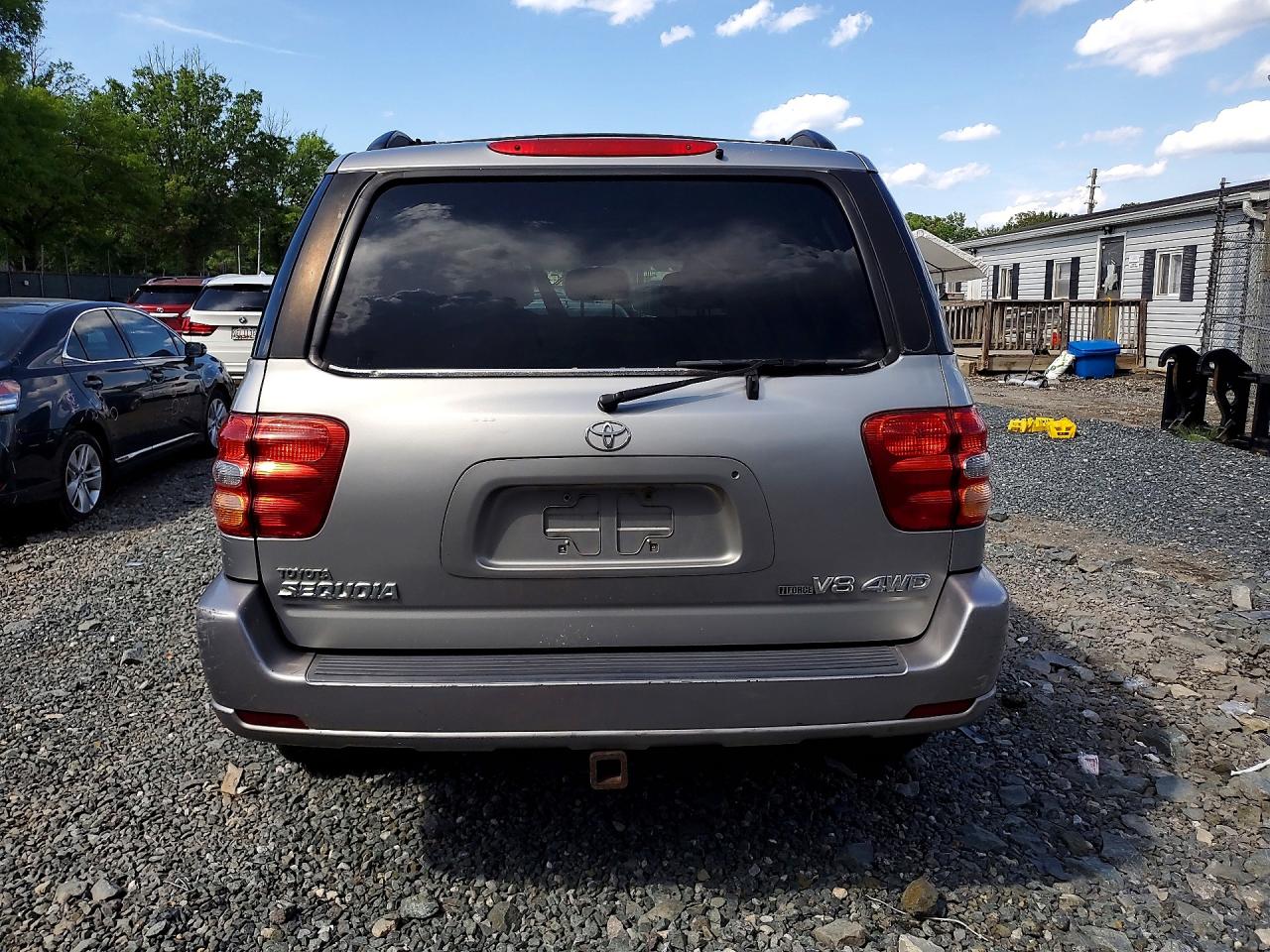 2004 Toyota Sequoia Sr5 Gray vin: 5TDBT44A84S206888