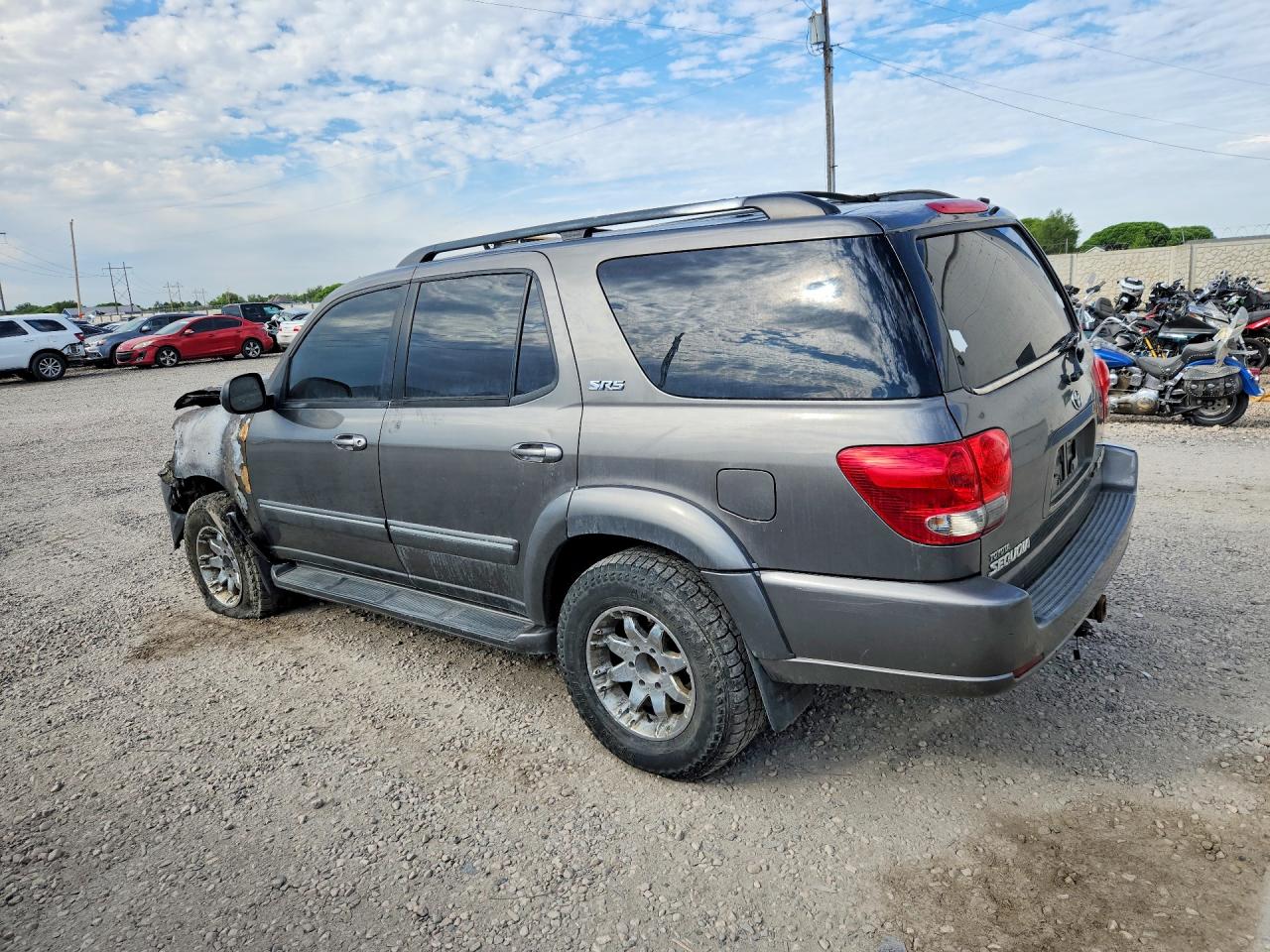2005 Toyota Sequoia Sr5 Gray vin: 5TDBT44A85S236846