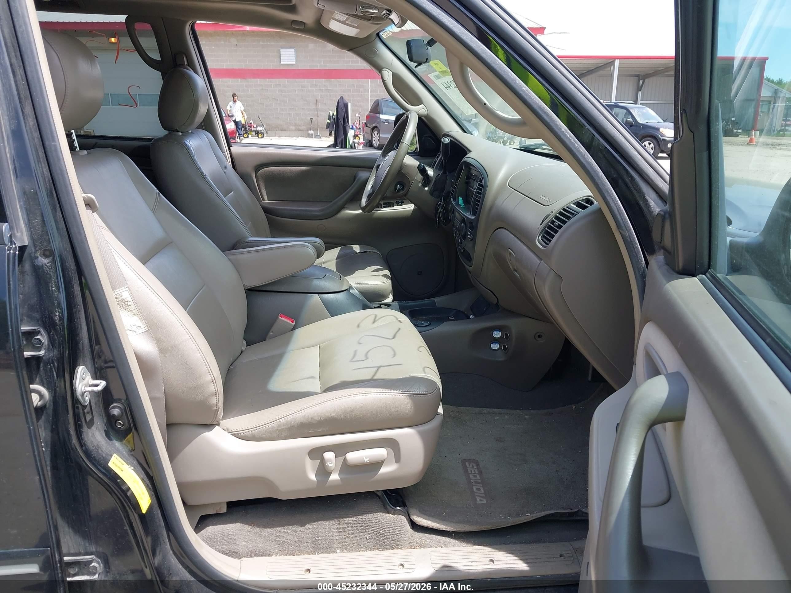 2006 Toyota Sequoia Sr5 V8 Черный vin: 5TDBT44A86S269279