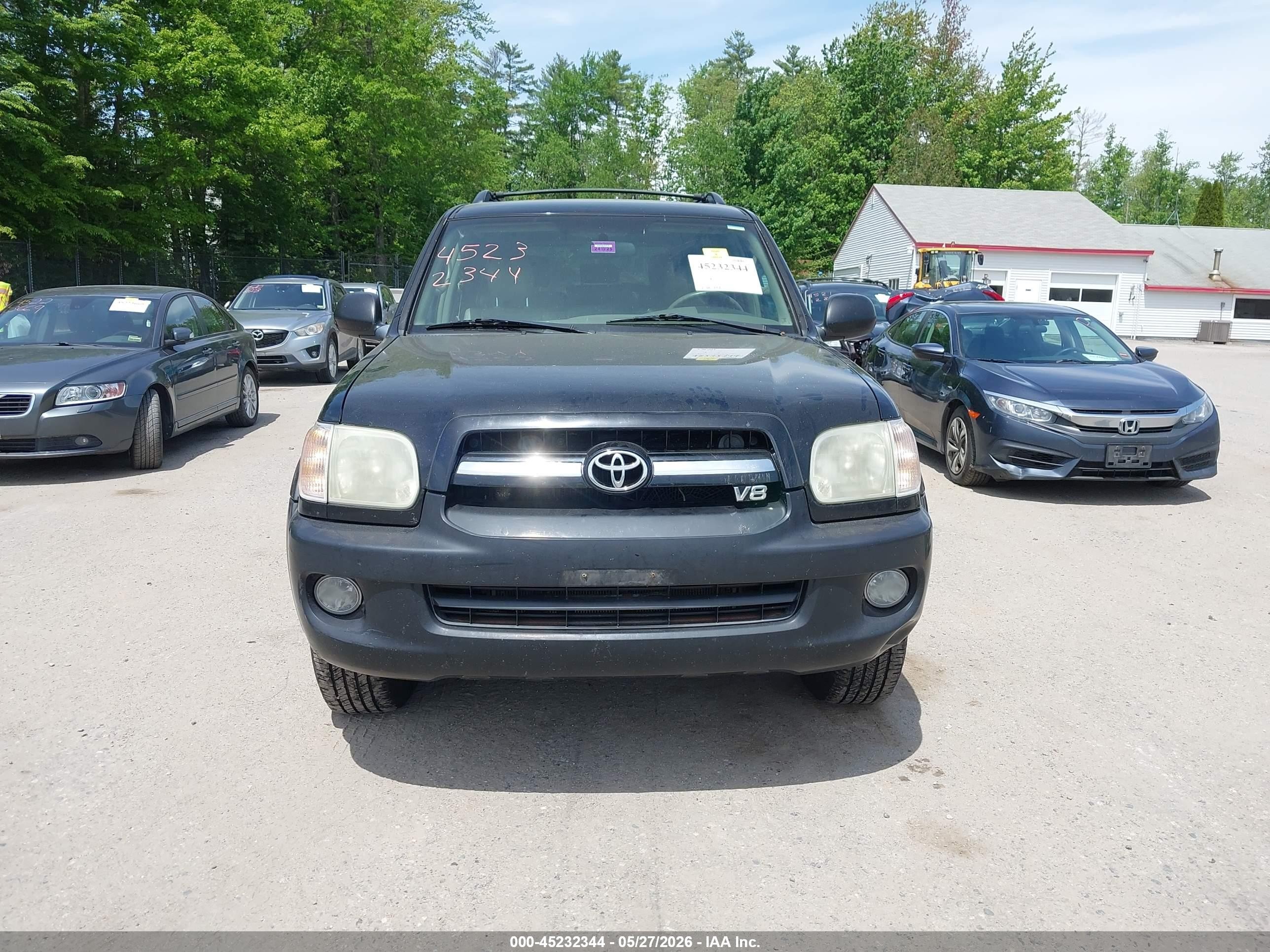 2006 Toyota Sequoia Sr5 V8 Черный vin: 5TDBT44A86S269279