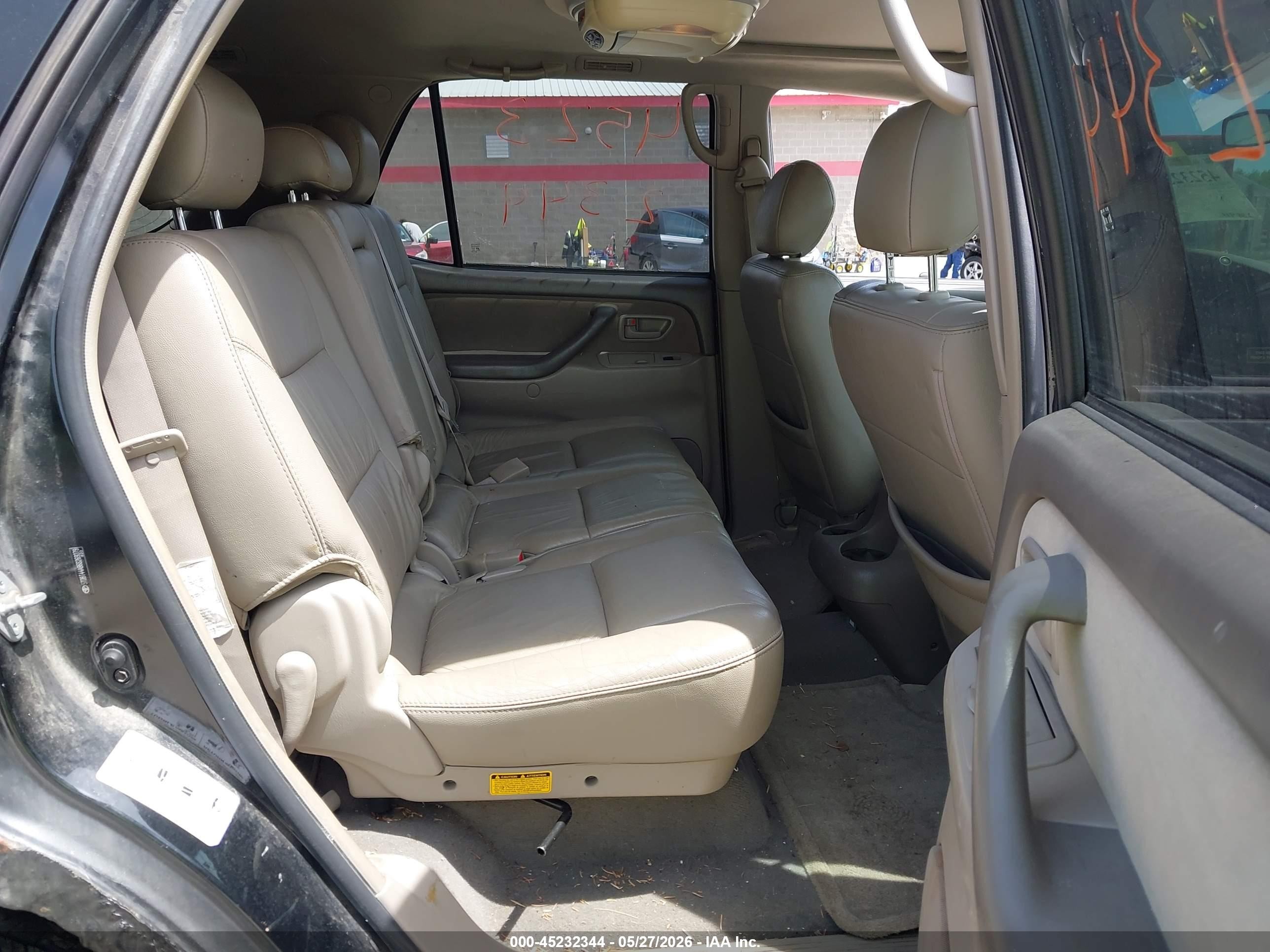 2006 Toyota Sequoia Sr5 V8 Черный vin: 5TDBT44A86S269279