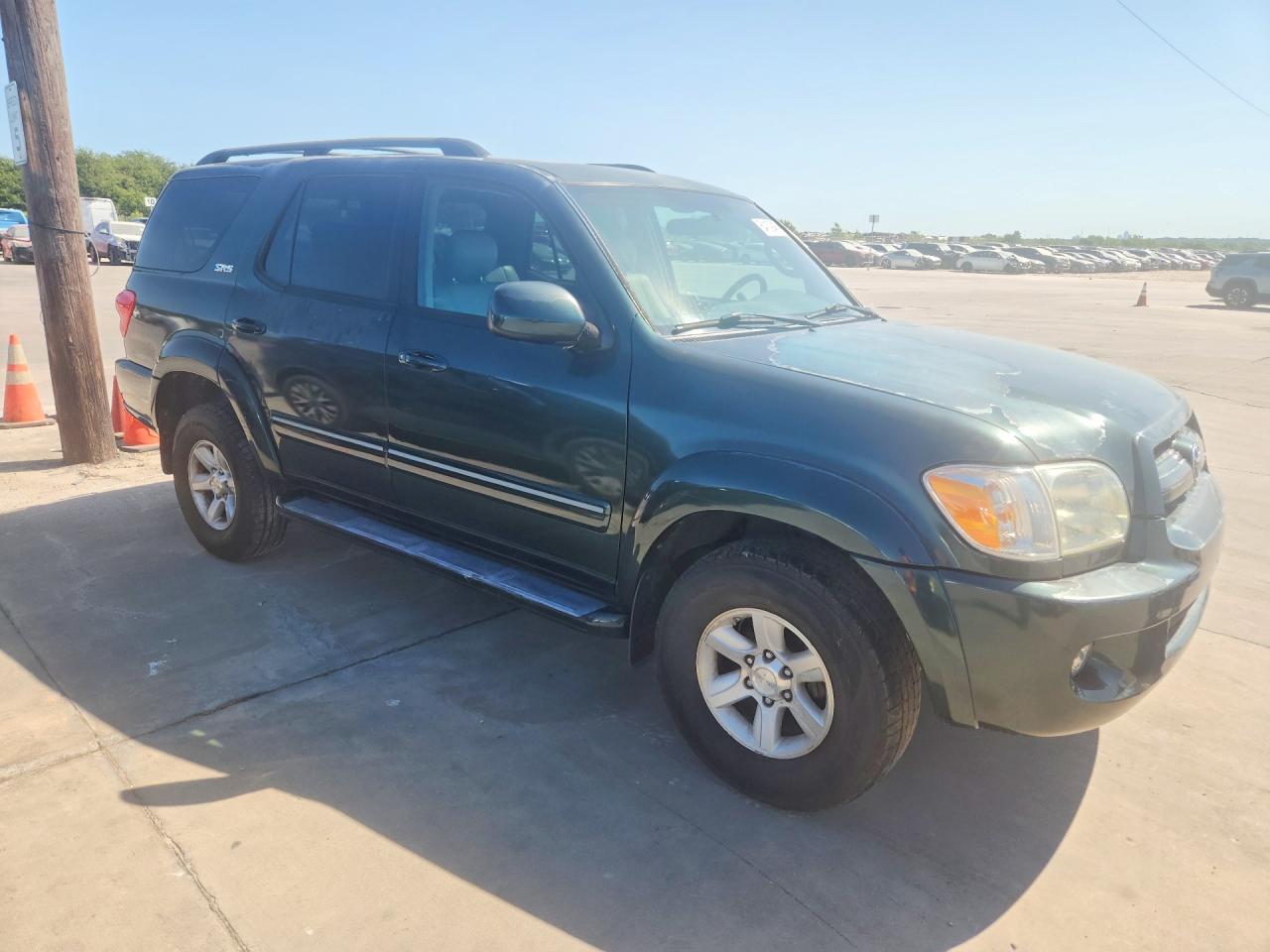 2007 Toyota Sequoia Sr5 Green vin: 5TDBT44A87S286391