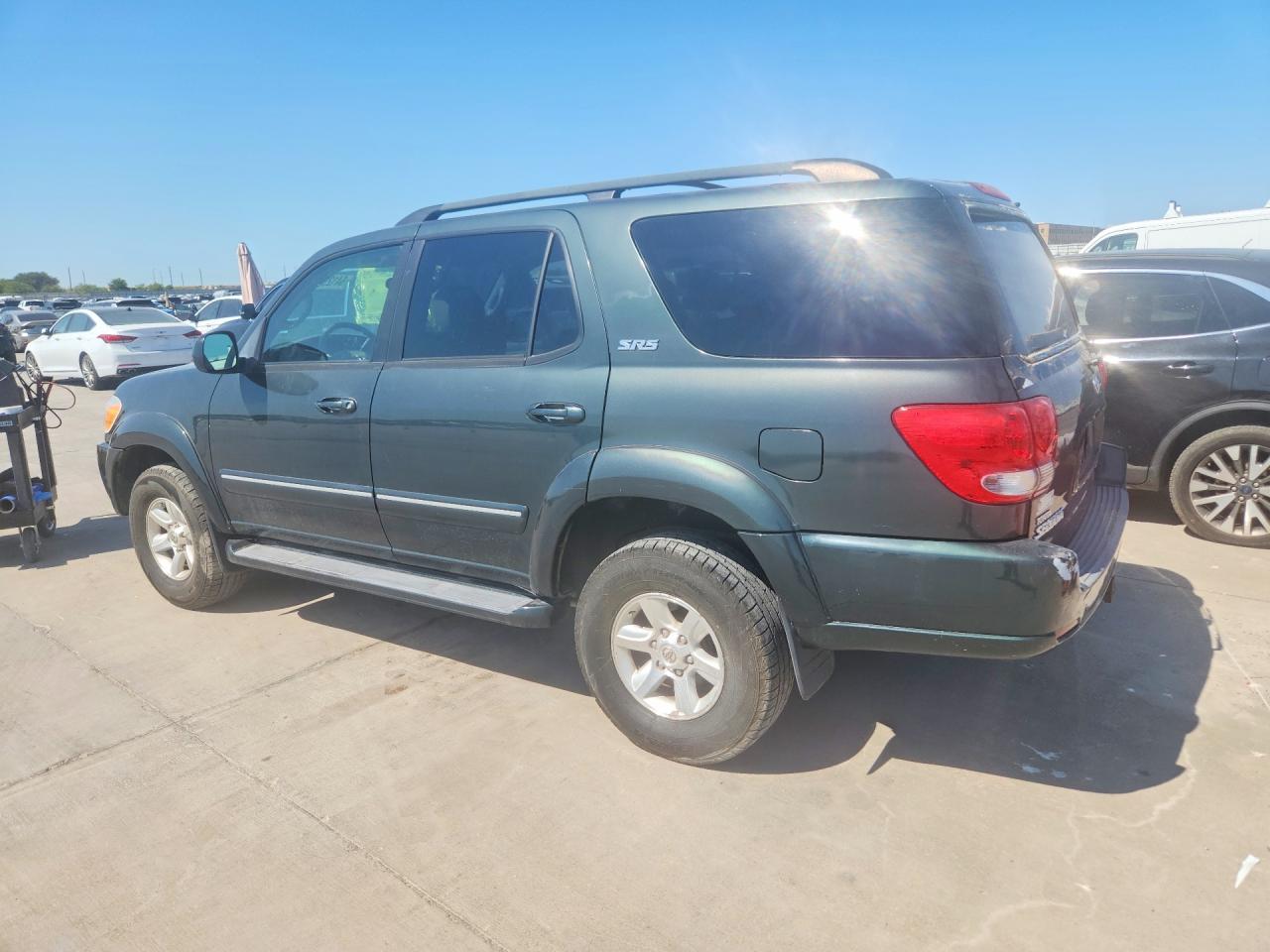 2007 Toyota Sequoia Sr5 Green vin: 5TDBT44A87S286391