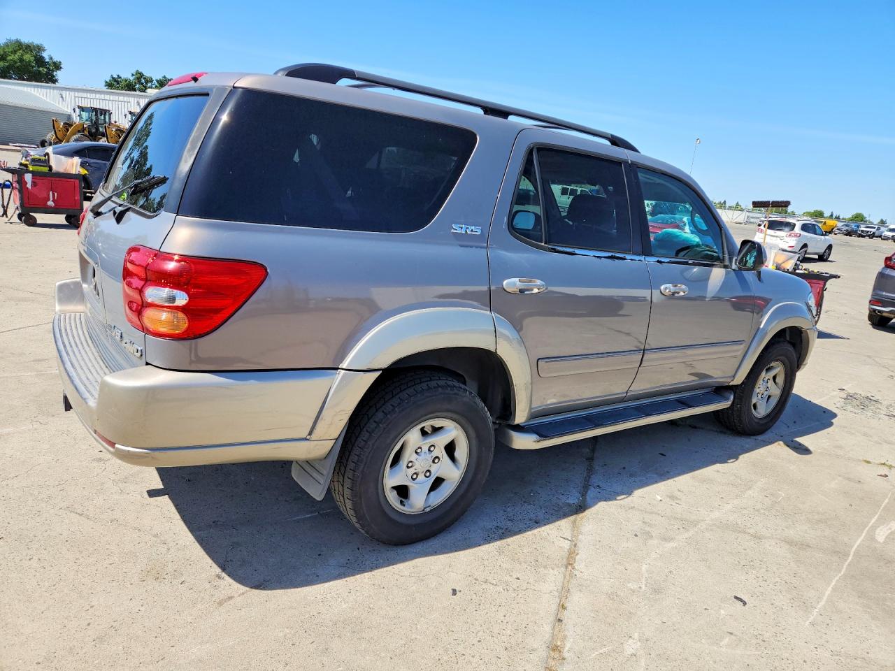 2001 Toyota Sequoia Sr5 Gray vin: 5TDBT44A91S025729