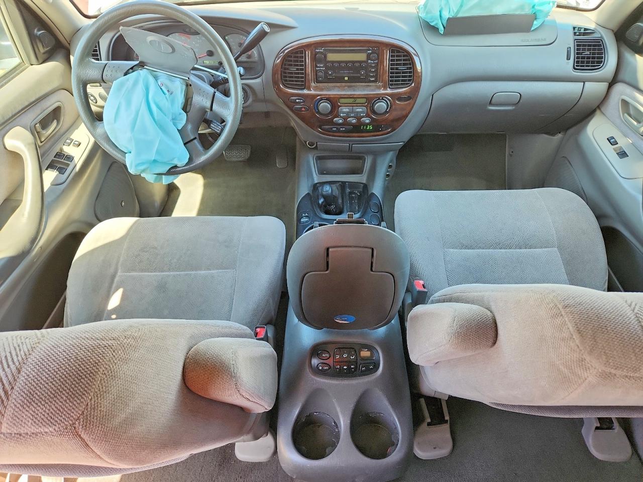 2001 Toyota Sequoia Sr5 Gray vin: 5TDBT44A91S025729