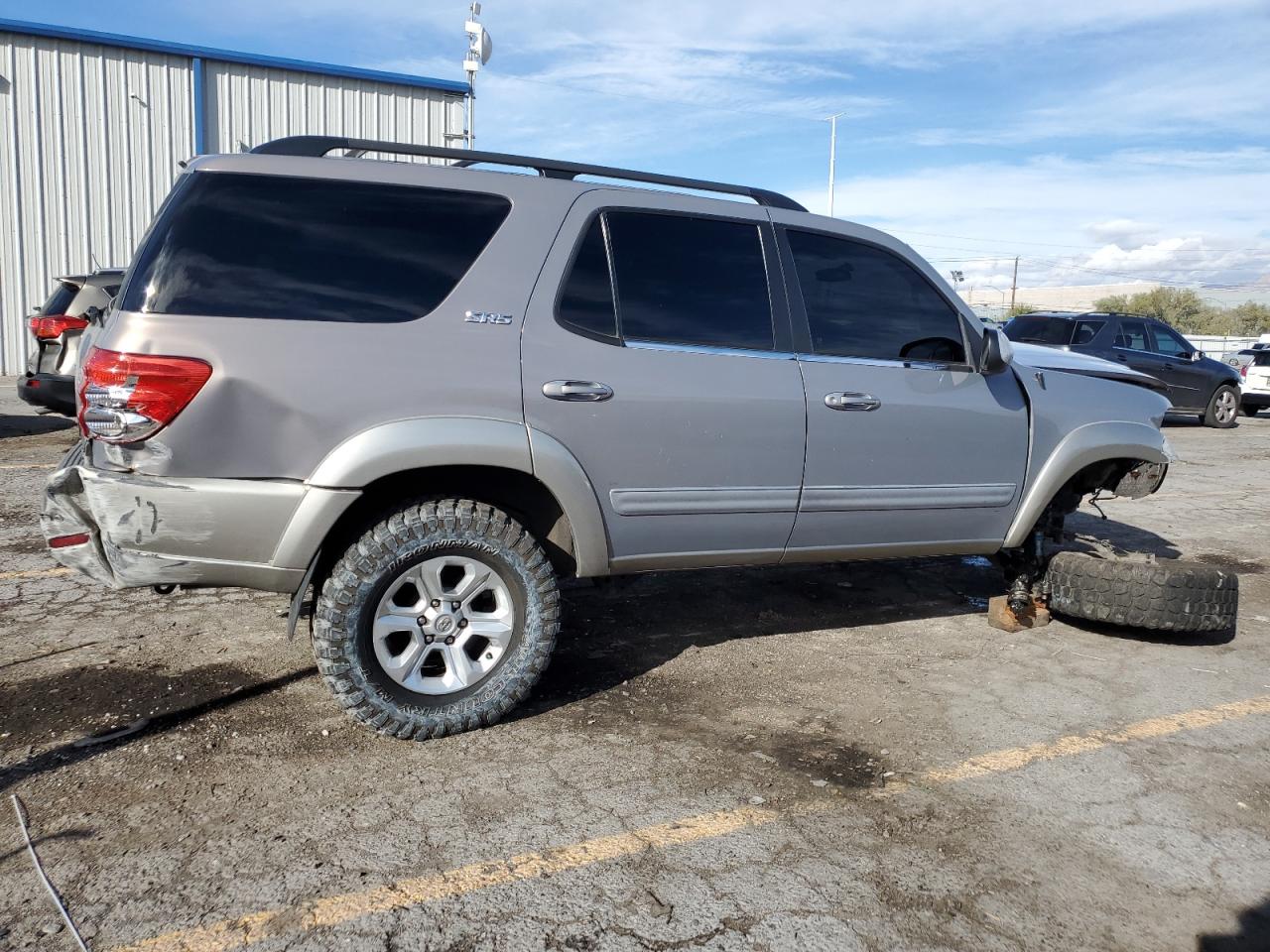2002 Toyota Sequoia Sr5 Tan vin: 5TDBT44A92S085690