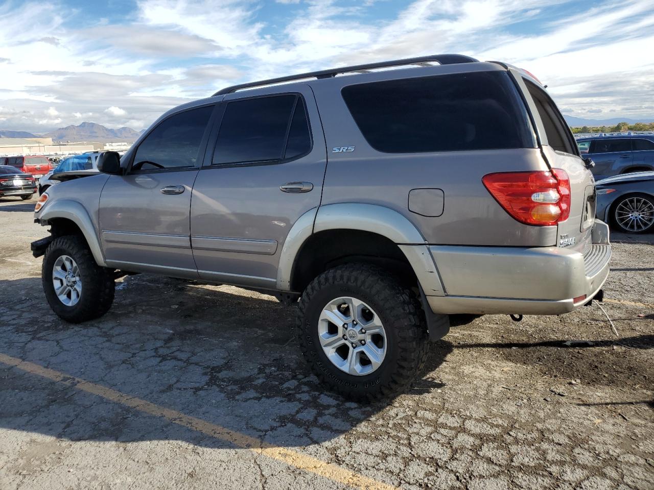 2002 Toyota Sequoia Sr5 Tan vin: 5TDBT44A92S085690