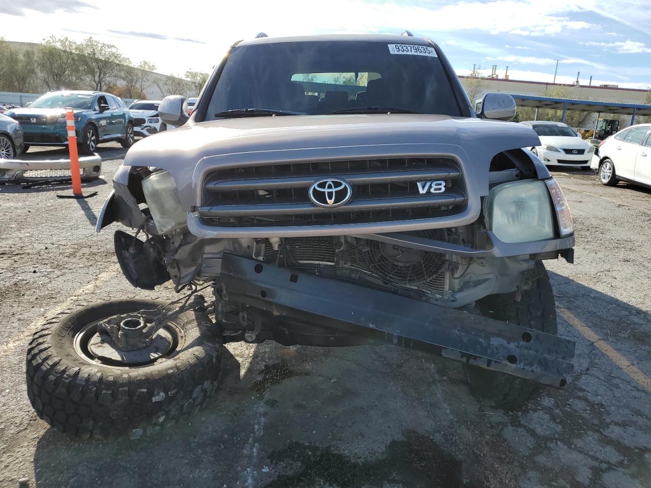 2002 Toyota Sequoia Sr5 Tan vin: 5TDBT44A92S085690