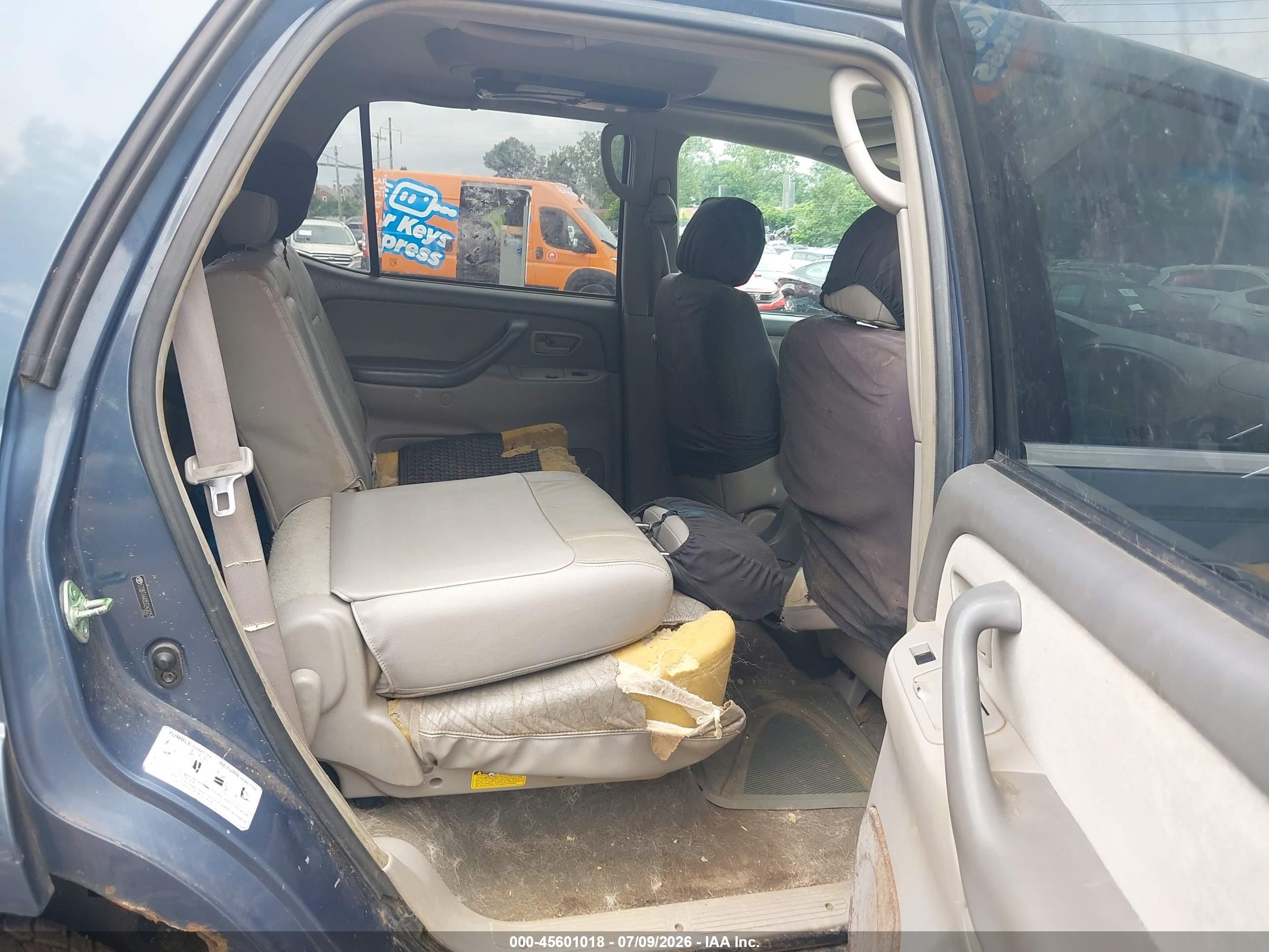 2005 Toyota Sequoia Sr5 V8 Light Blue vin: 5TDBT44A95S242025