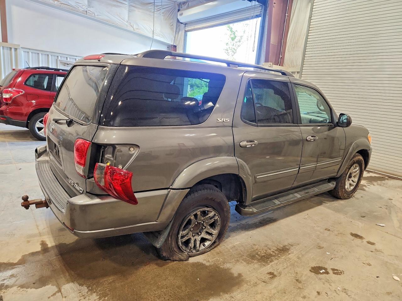 2007 Toyota Sequoia Sr5 Серый vin: 5TDBT44A97S279837