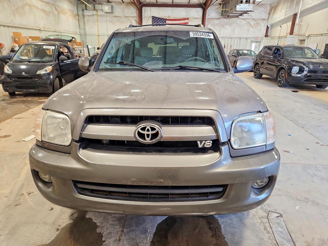 2007 Toyota Sequoia Sr5 Серый vin: 5TDBT44A97S279837