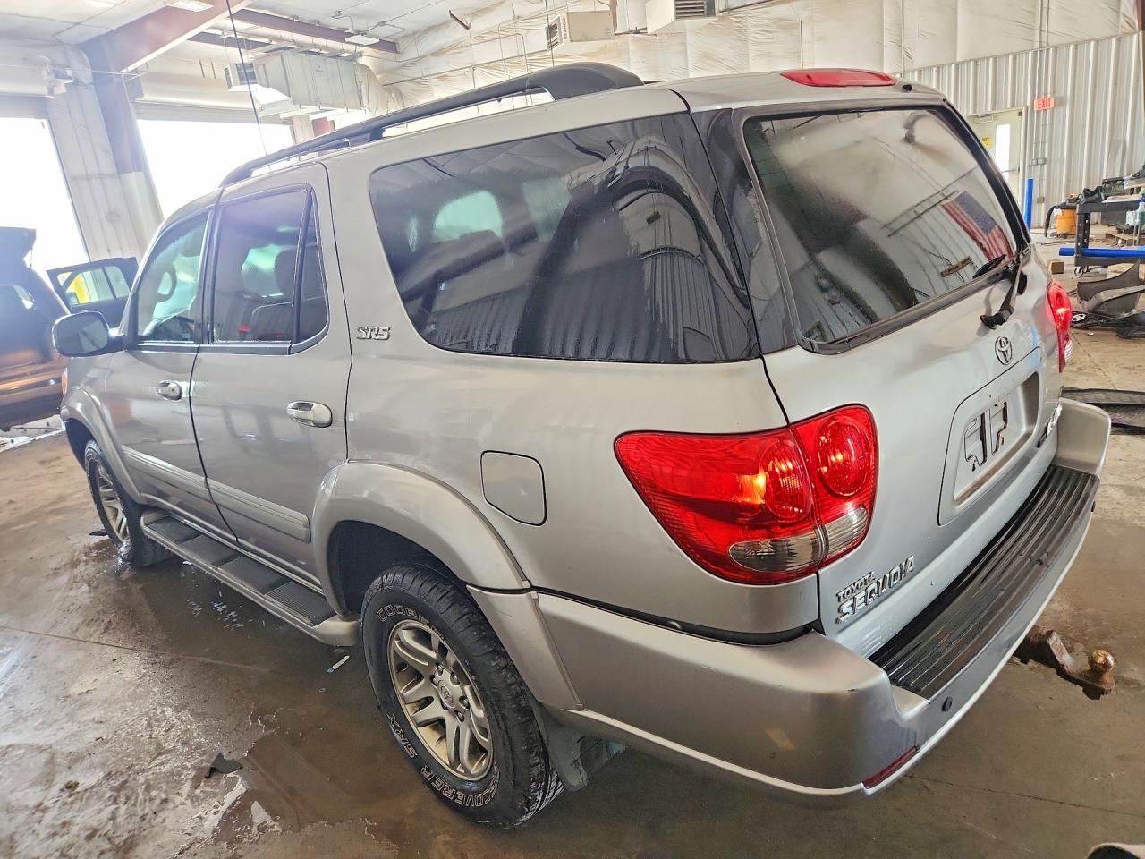2007 Toyota Sequoia Sr5 Gray vin: 5TDBT44A97S280017