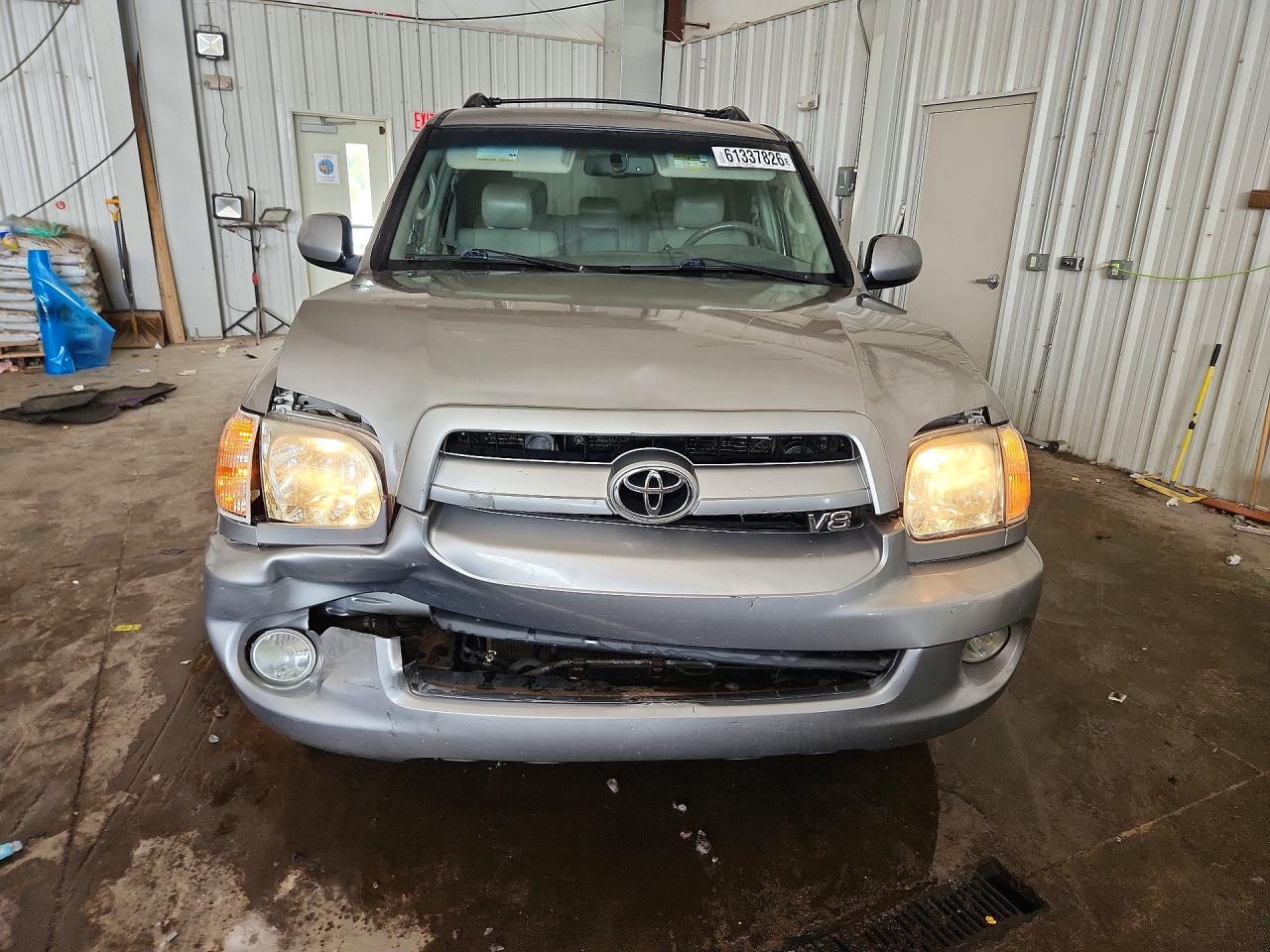 2007 Toyota Sequoia Sr5 Gray vin: 5TDBT44A97S280017