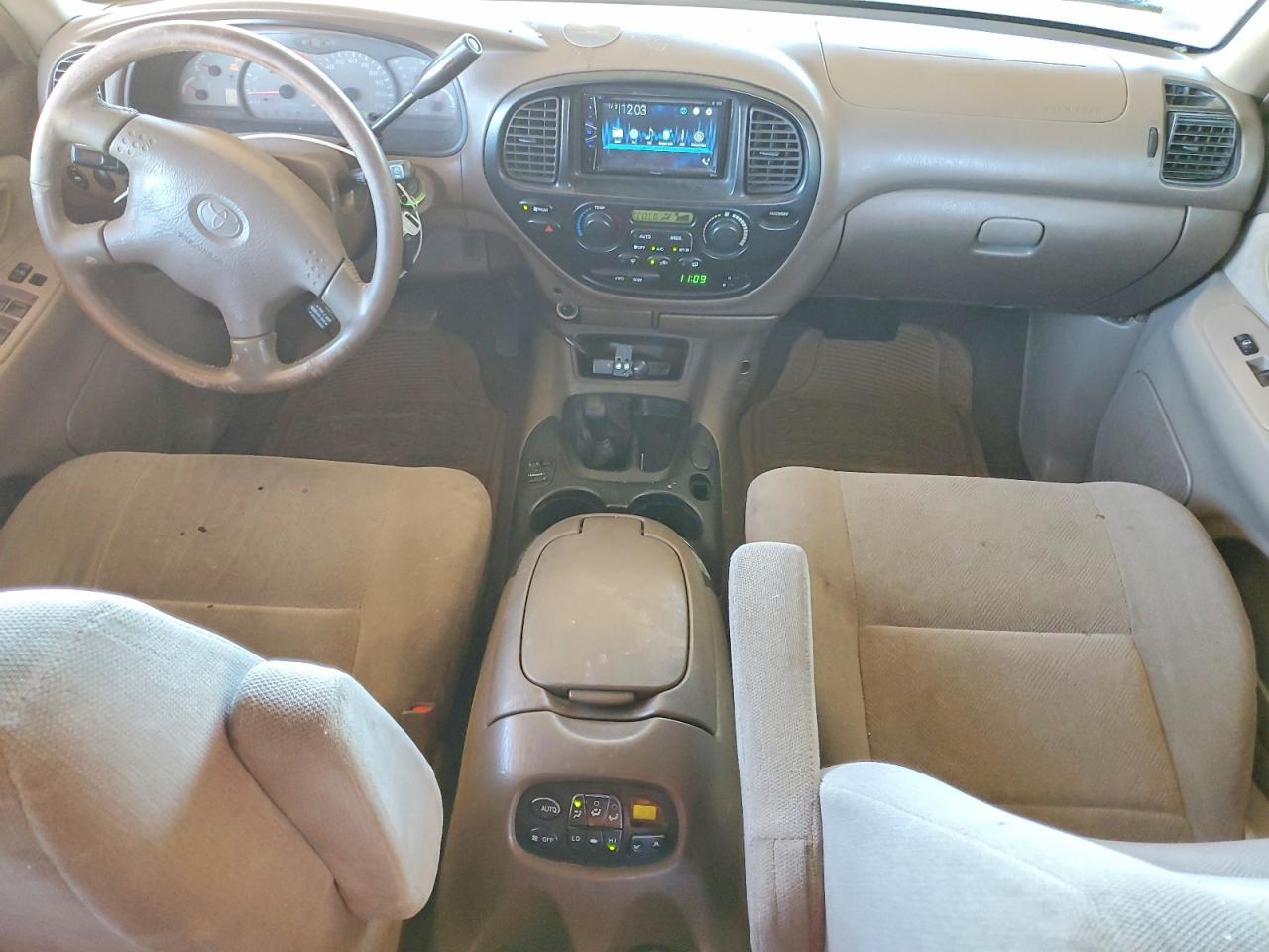 2001 Toyota Sequoia Sr5 Gray vin: 5TDBT44AX1S009989