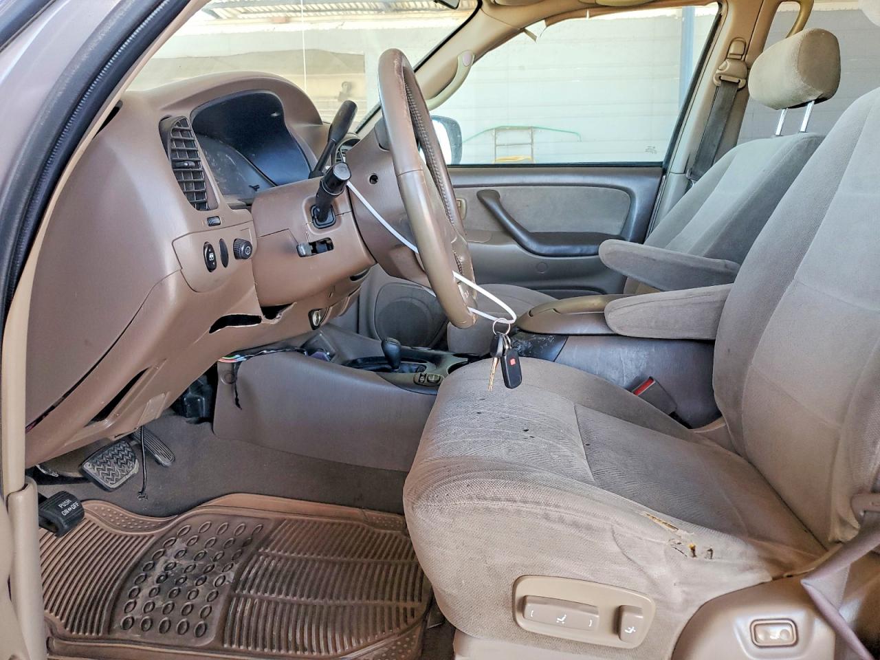 2001 Toyota Sequoia Sr5 Gray vin: 5TDBT44AX1S009989