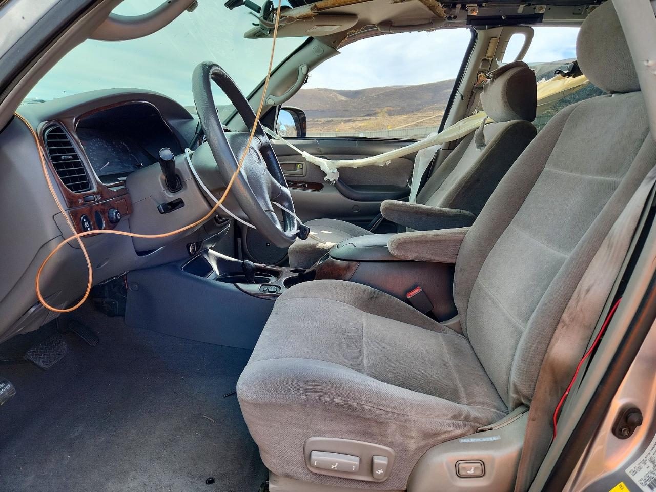 2001 Toyota Sequoia Sr5 Silver vin: 5TDBT44AX1S047545