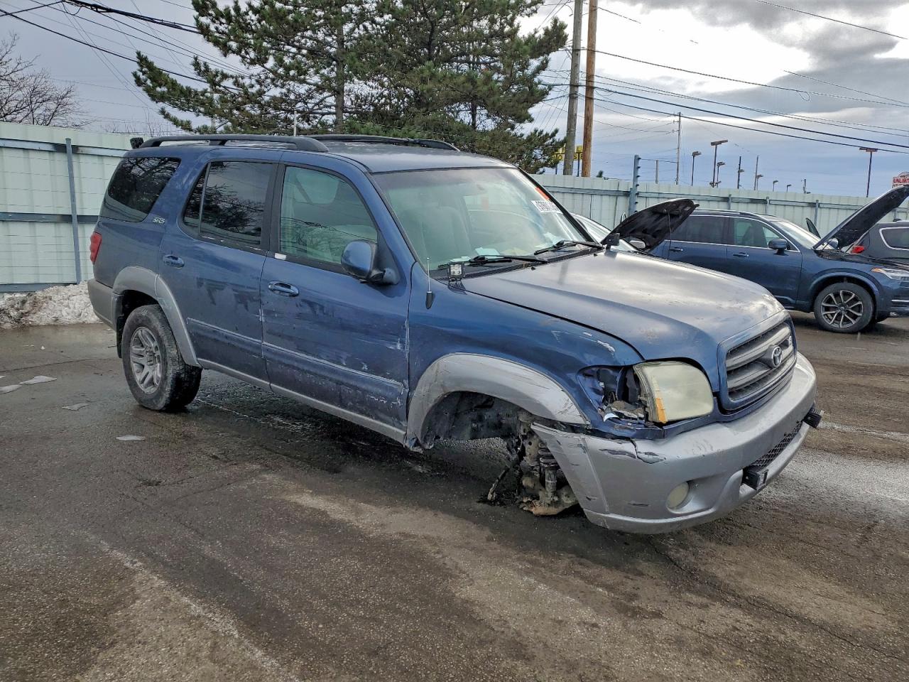 2003 Toyota Sequoia Sr5 Blue vin: 5TDBT44AX3S150841