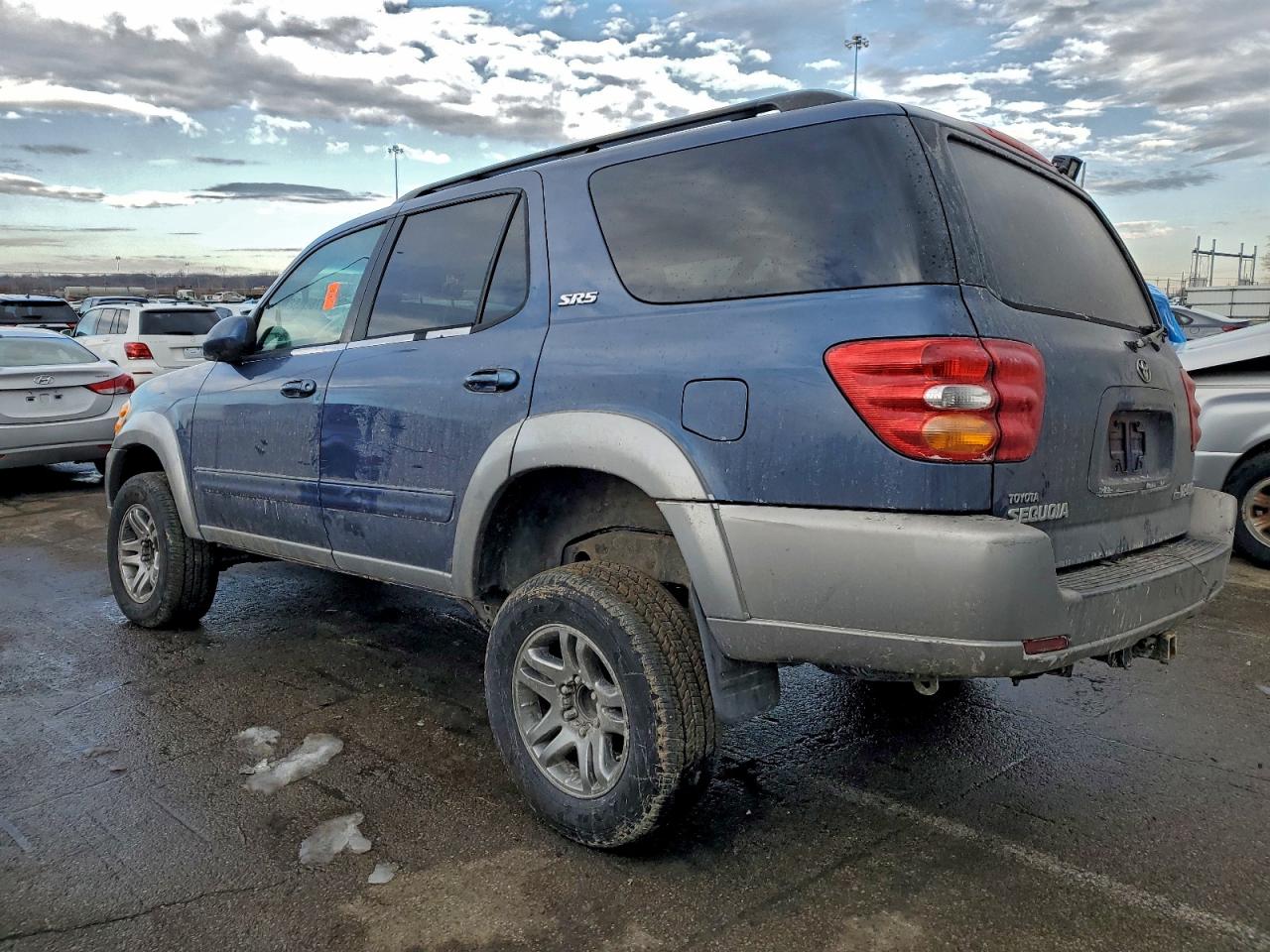 2003 Toyota Sequoia Sr5 Blue vin: 5TDBT44AX3S150841