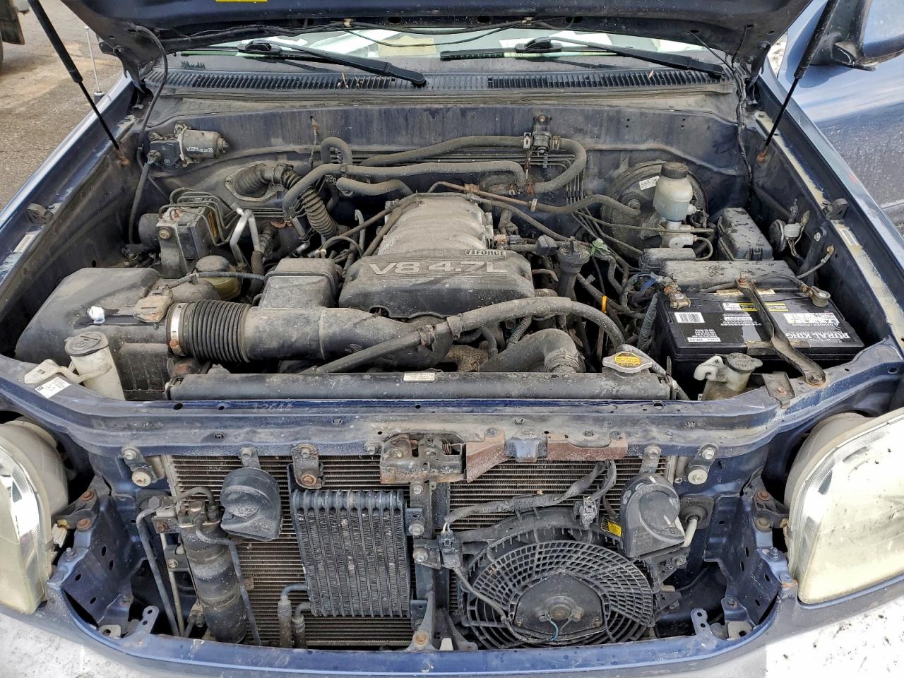 2003 Toyota Sequoia Sr5 Blue vin: 5TDBT44AX3S150841