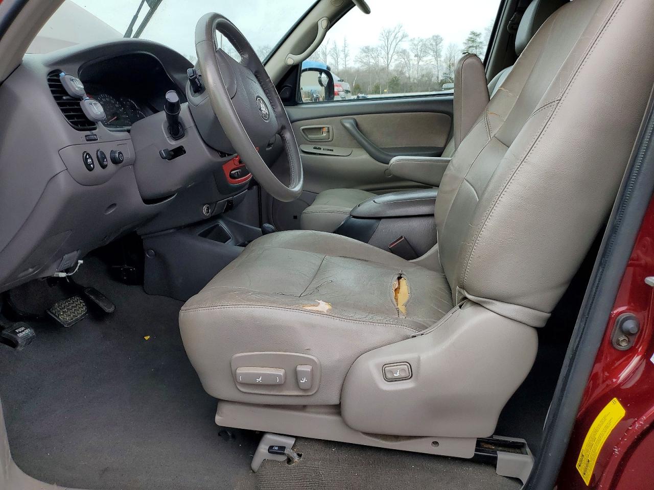2003 Toyota Sequoia Maroon vin: 5TDBT44AX3S199098