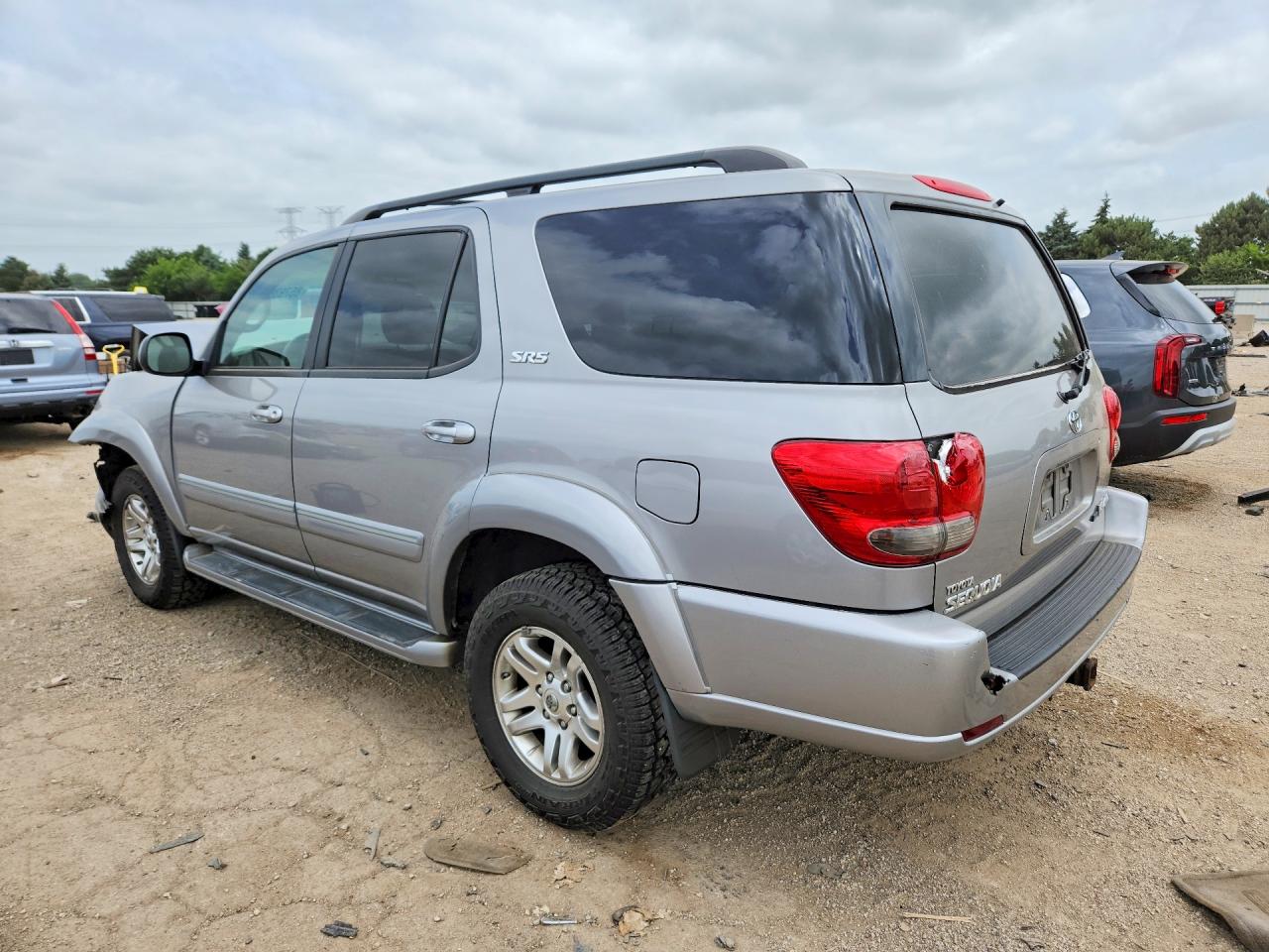 2005 Toyota Sequoia Sr5 Silver vin: 5TDBT44AX5S234662