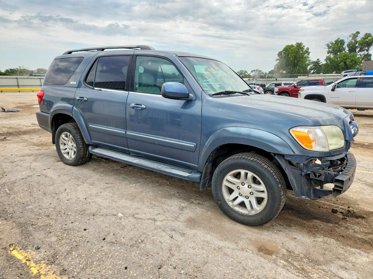 2005 Toyota Sequoia Sr5 Turquoise vin: 5TDBT44AX5S243846
