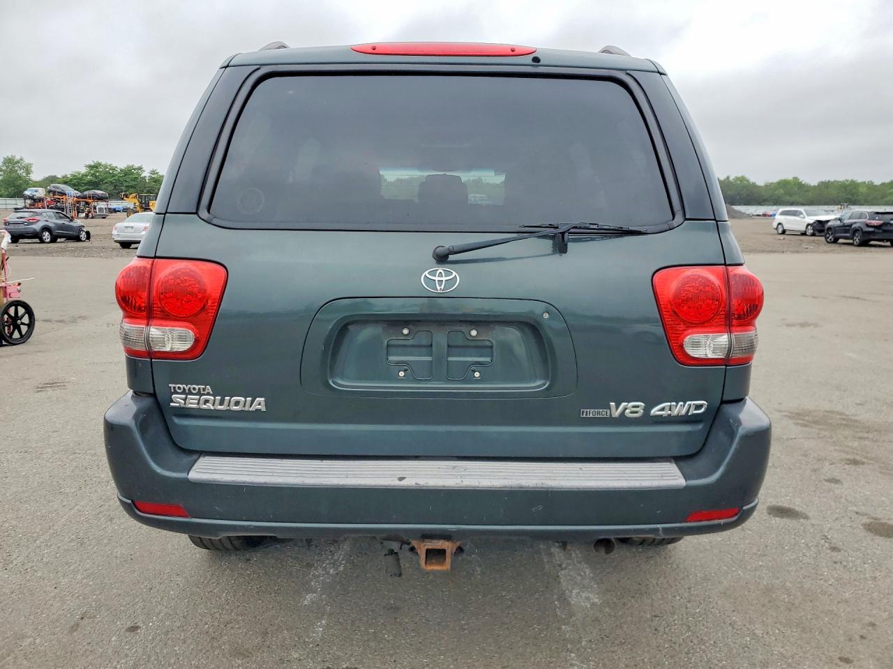 2007 Toyota Sequoia Sr5 Green vin: 5TDBT44AX7S289518