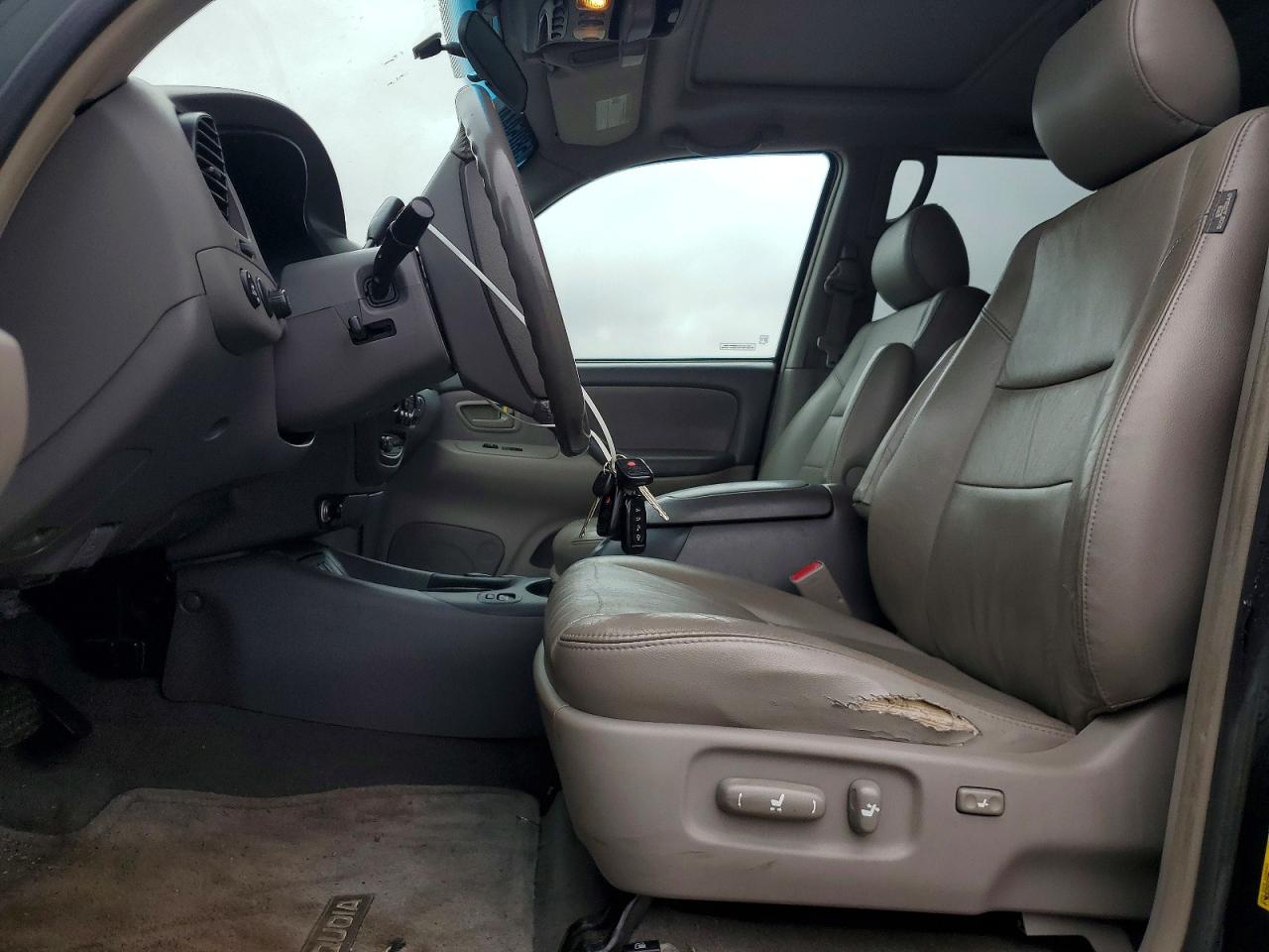 2007 Toyota Sequoia Sr5 Green vin: 5TDBT44AX7S289518