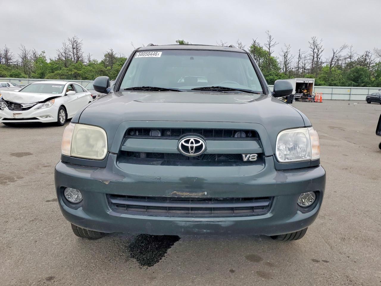 2007 Toyota Sequoia Sr5 Green vin: 5TDBT44AX7S289518