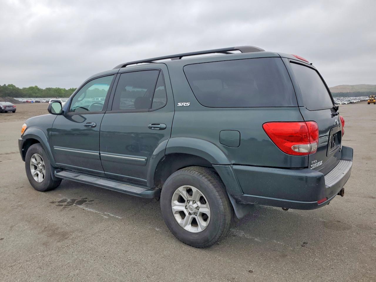 2007 Toyota Sequoia Sr5 Green vin: 5TDBT44AX7S289518