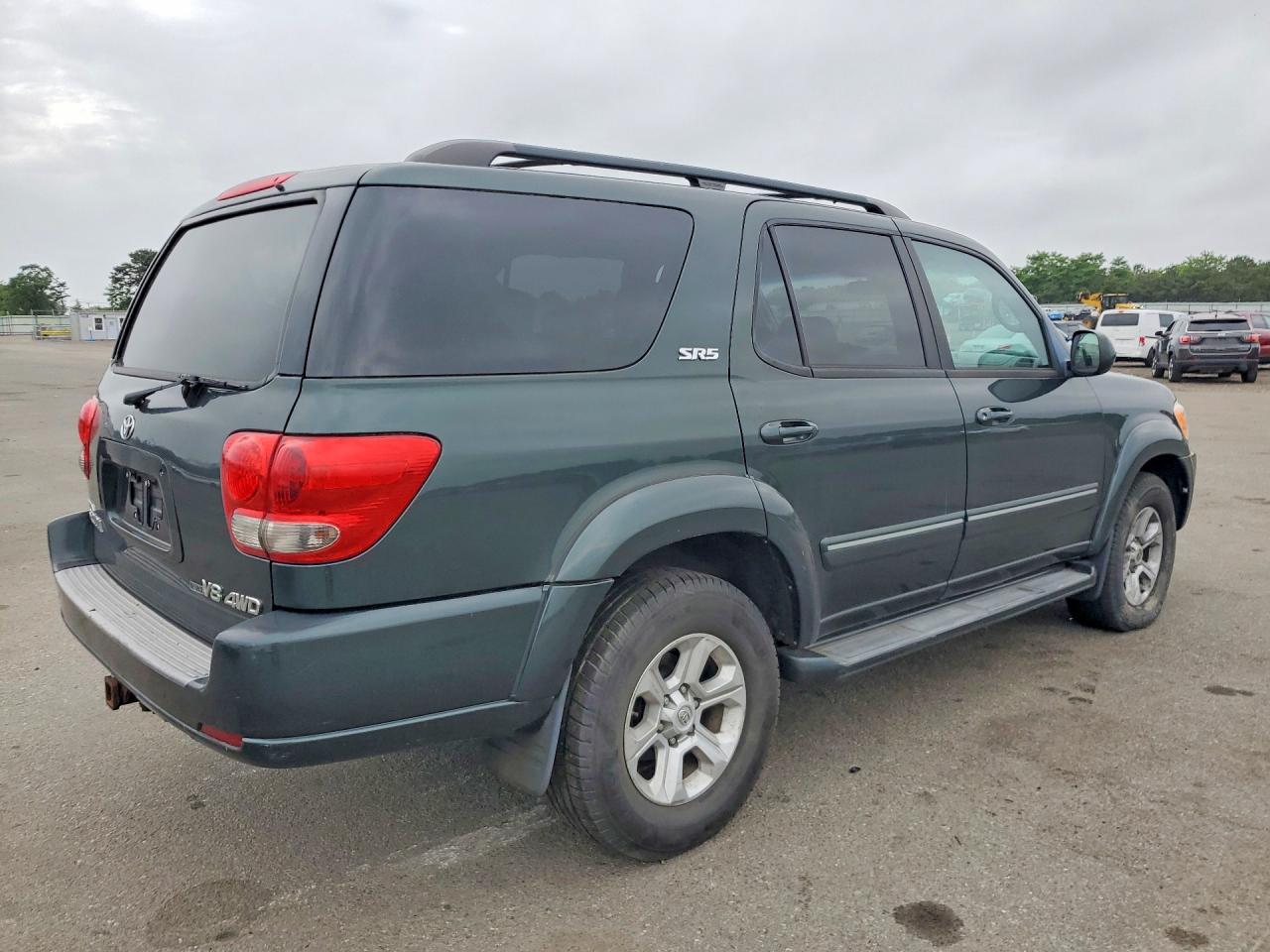 2007 Toyota Sequoia Sr5 Green vin: 5TDBT44AX7S289518