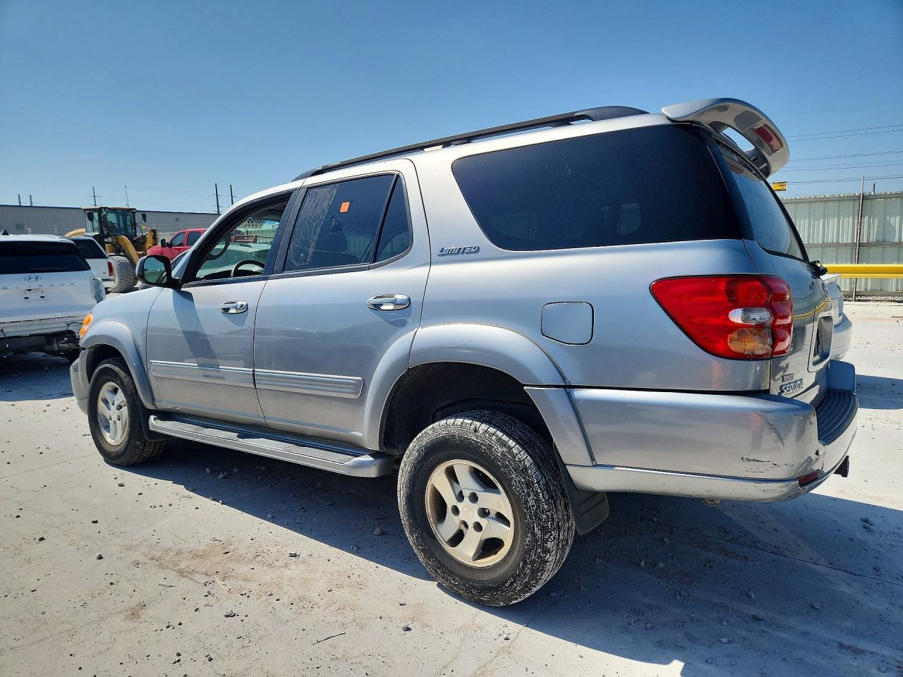 2001 Toyota Sequoia Limited Gray vin: 5TDBT48A01S005721