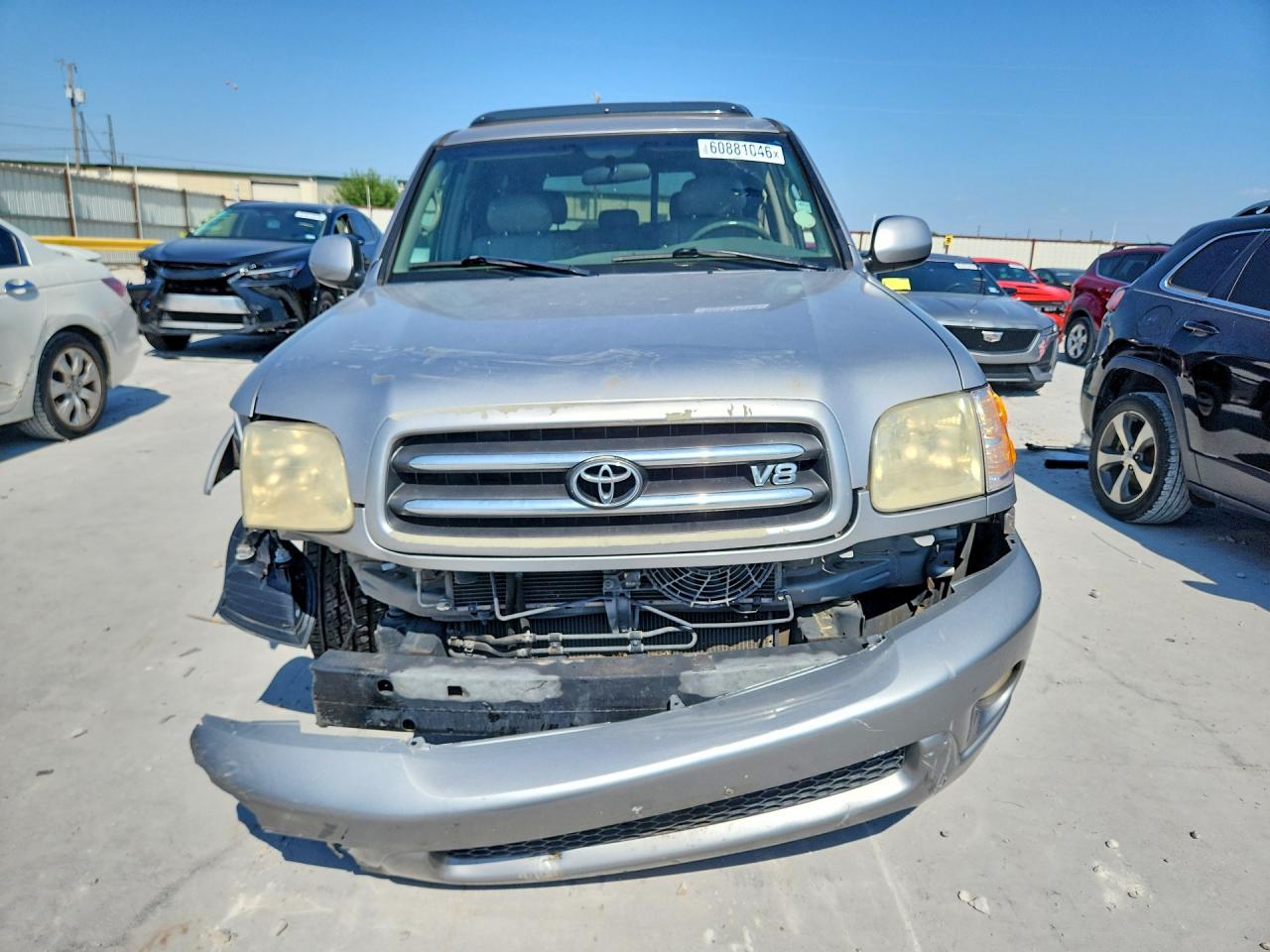 2001 Toyota Sequoia Limited Gray vin: 5TDBT48A01S005721