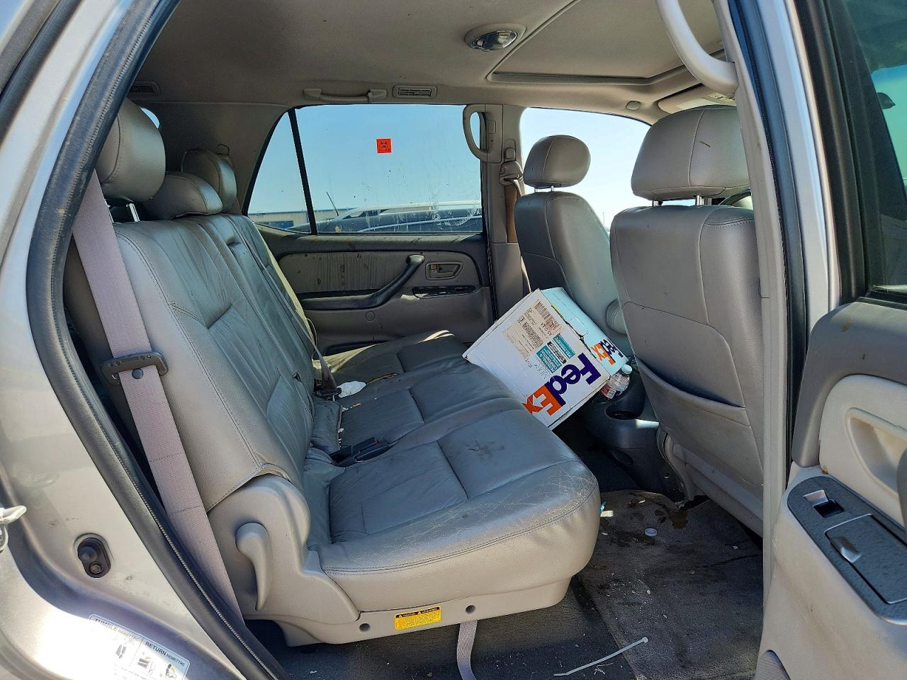 2001 Toyota Sequoia Limited Gray vin: 5TDBT48A01S005721