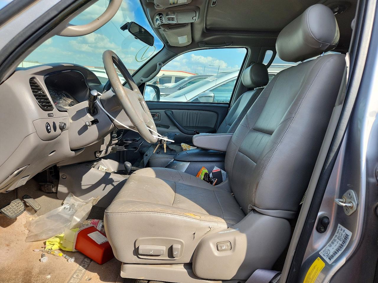 2001 Toyota Sequoia Limited Gray vin: 5TDBT48A01S005721