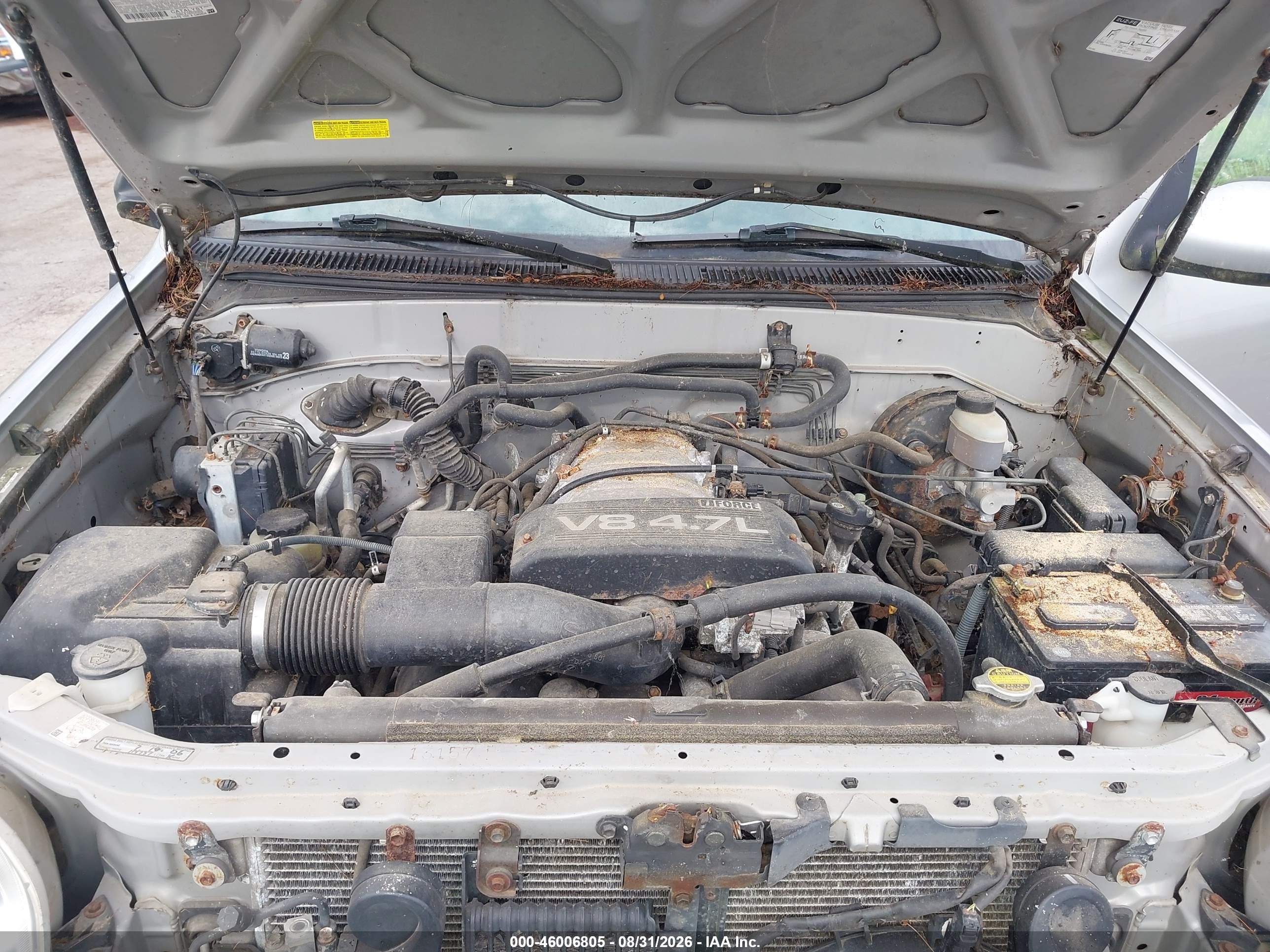 2001 Toyota Sequoia Limited V8 Silver vin: 5TDBT48A01S009669
