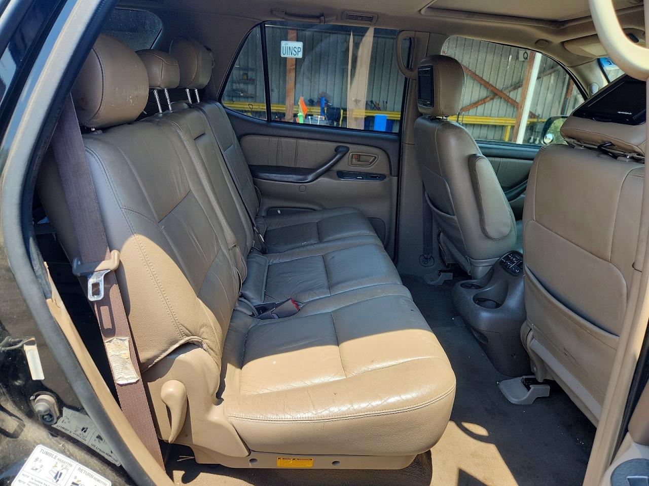 2001 Toyota Sequoia Limited Black vin: 5TDBT48A01S023846