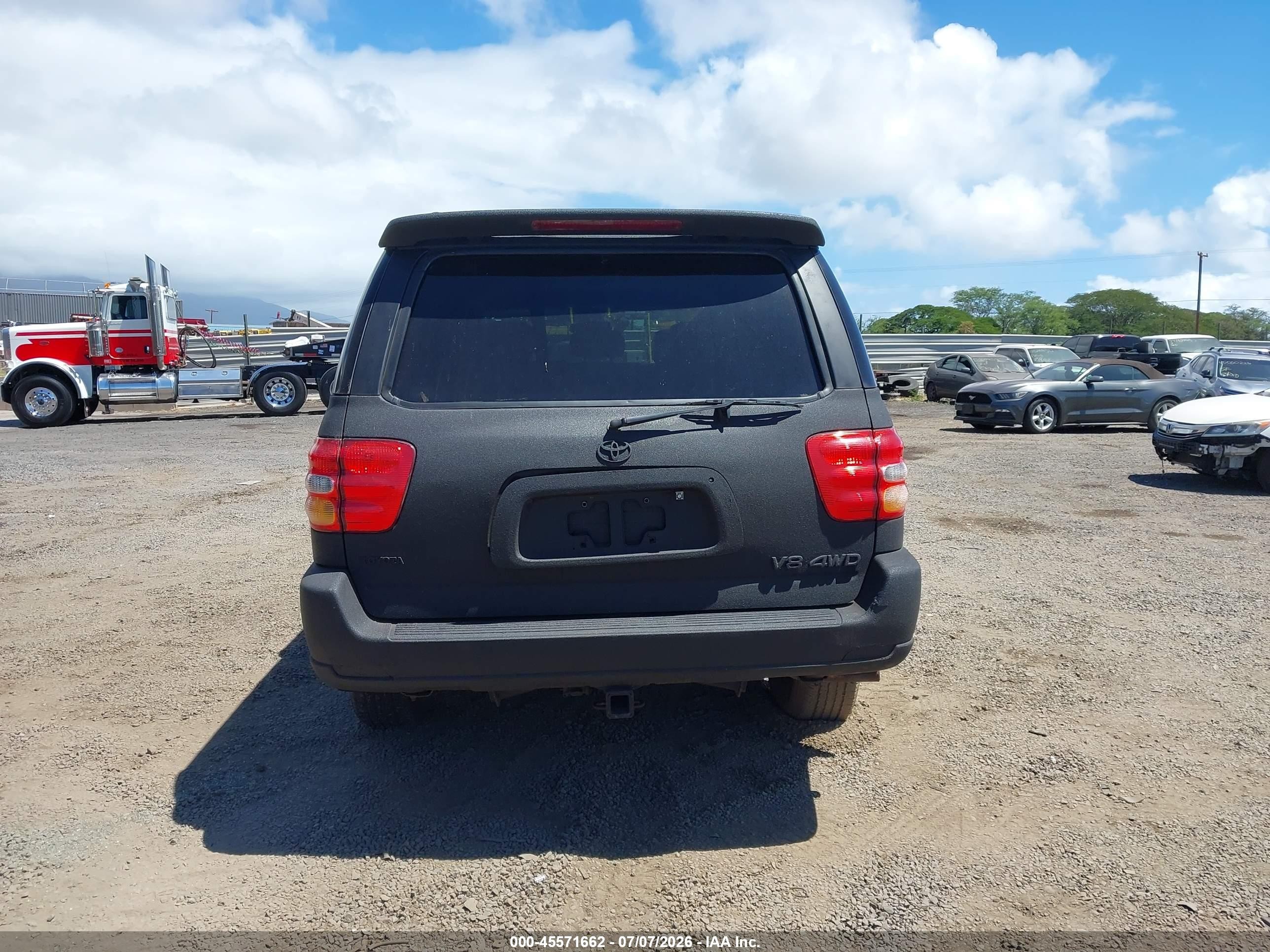 2002 Toyota Sequoia Limited V8 Черный vin: 5TDBT48A02S085359